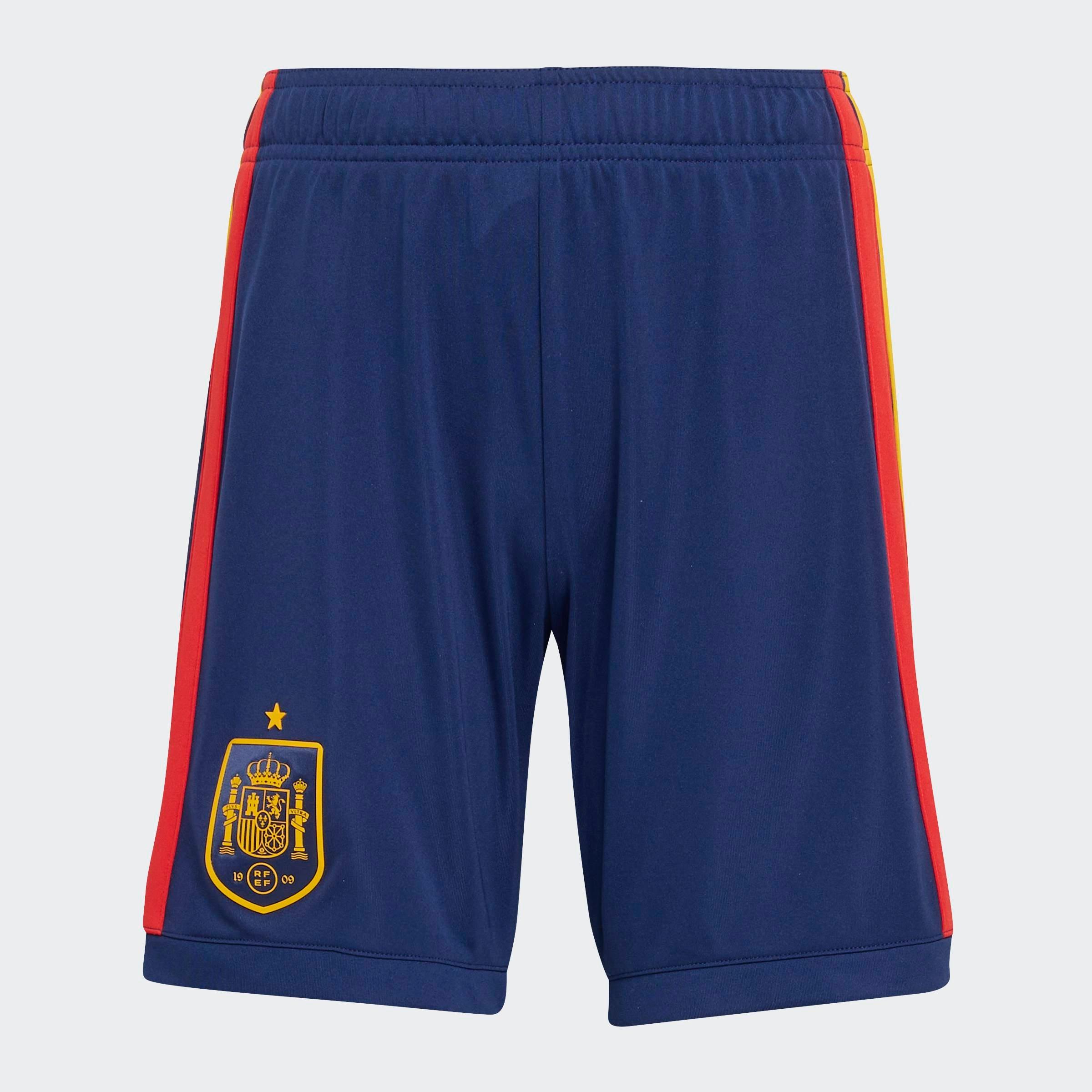 Kids Unisex Spain 26 Home Shorts , Blue, No Color, medium