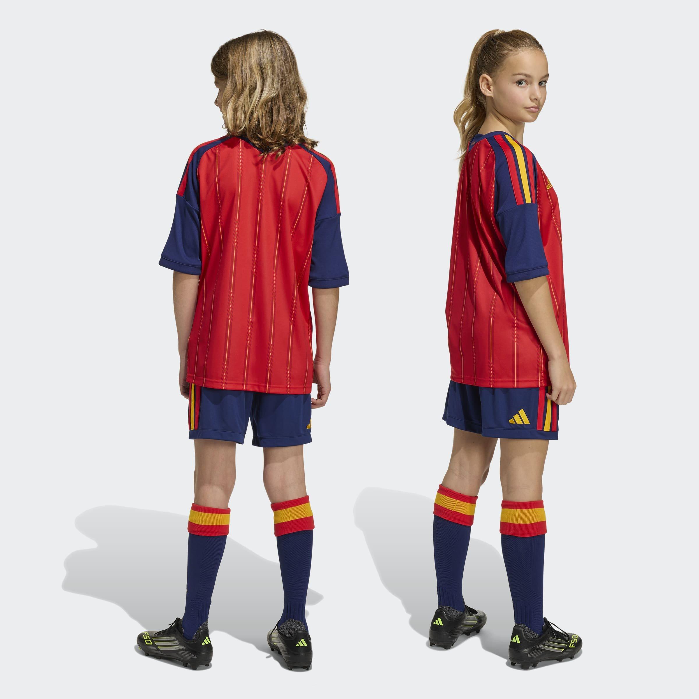 Kids Unisex Spain 26 Home Shorts , Blue, No Color, large image number 4