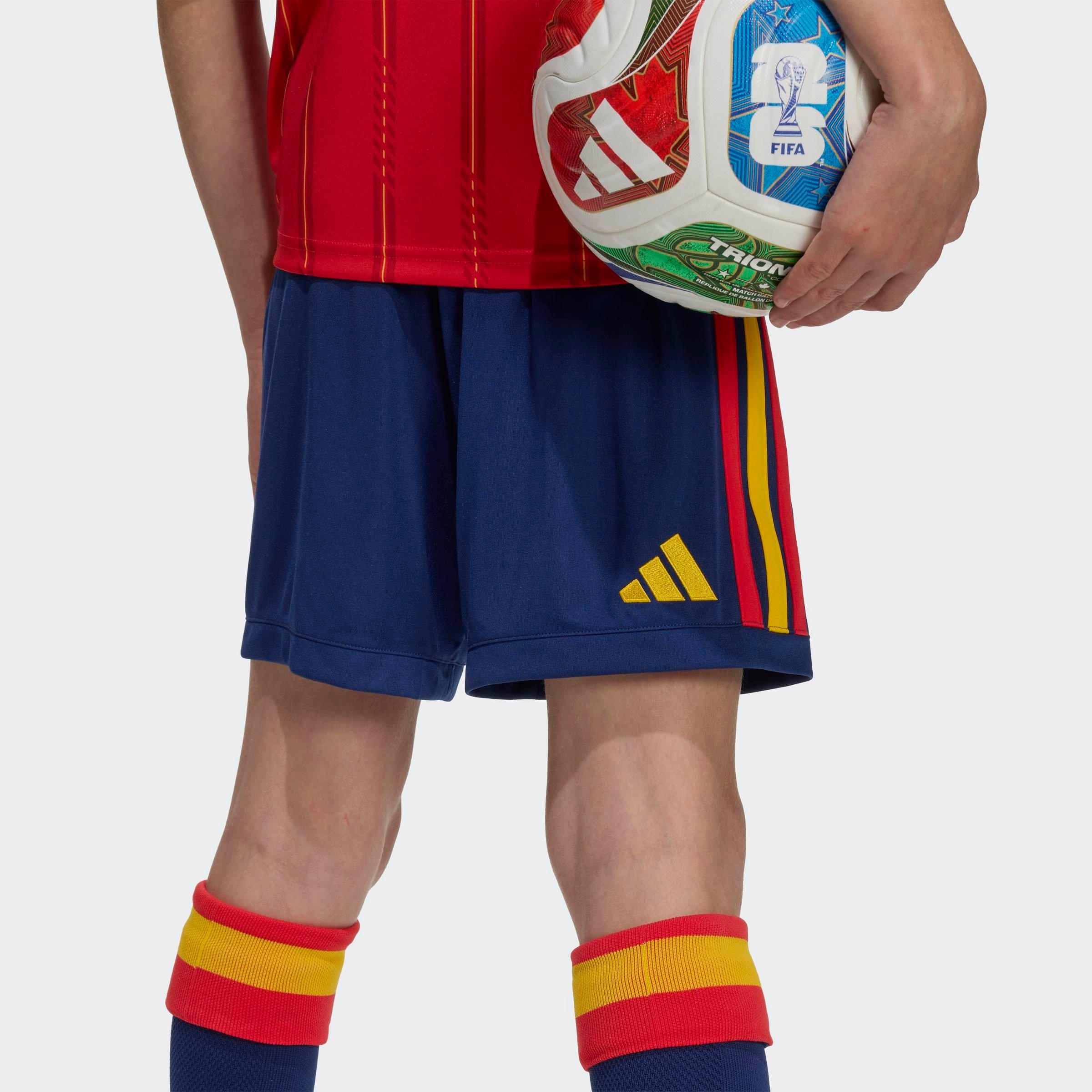 Kids Unisex Spain 26 Home Shorts , Blue, No Color, large image number 6