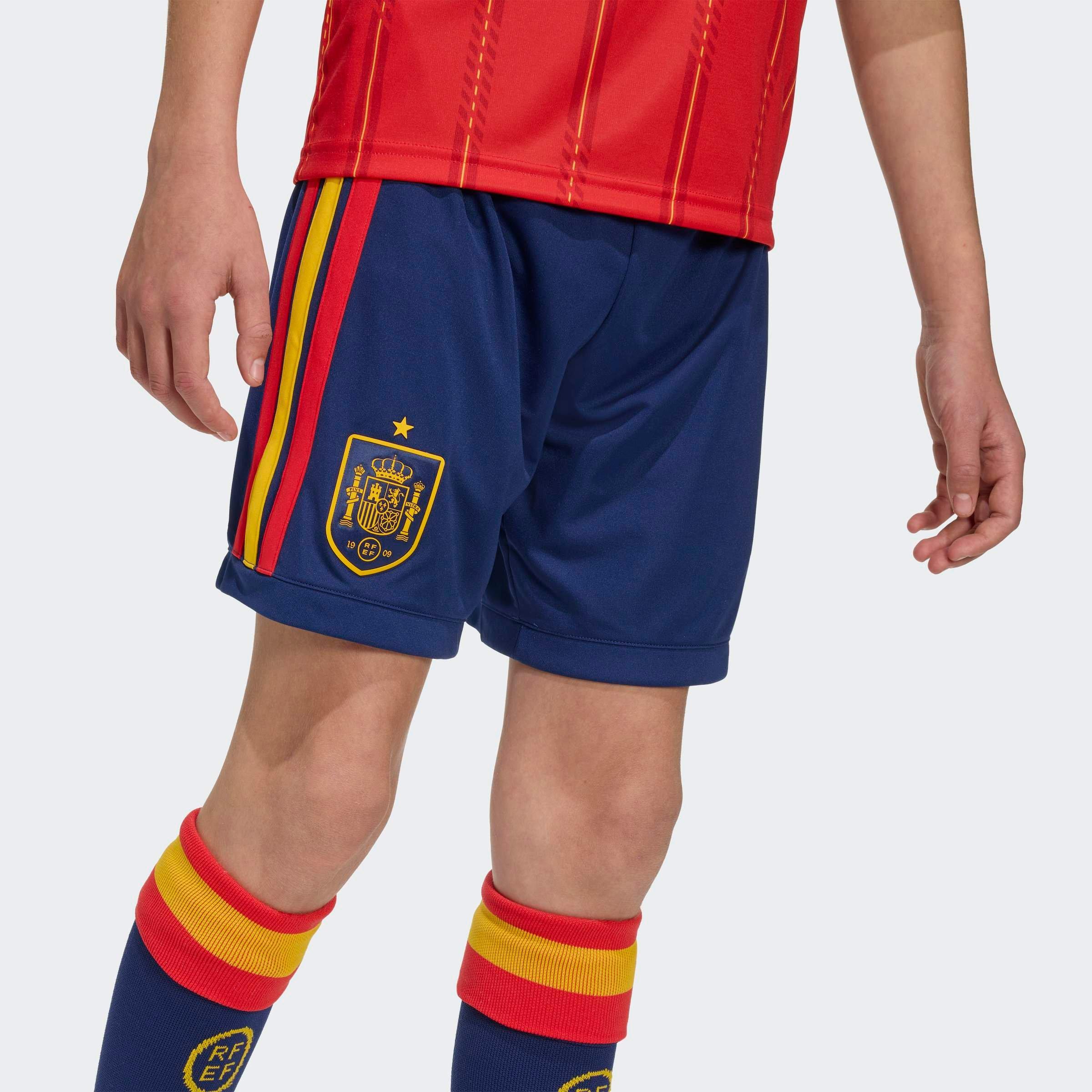Kids Unisex Spain 26 Home Shorts , Blue, No Color, large image number 7