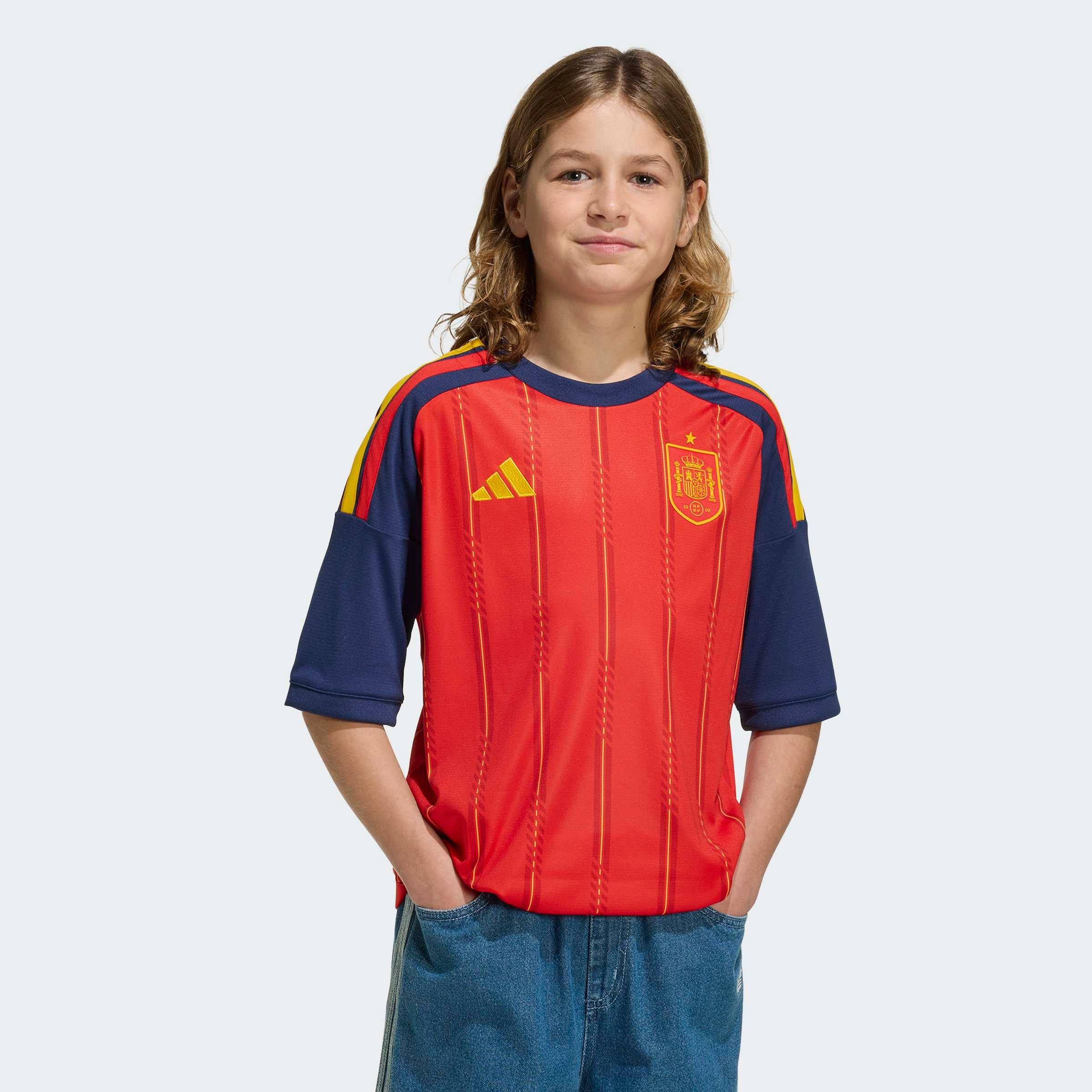 Unisex Spain 26 Home Jersey , Red, No Color, large image number 4