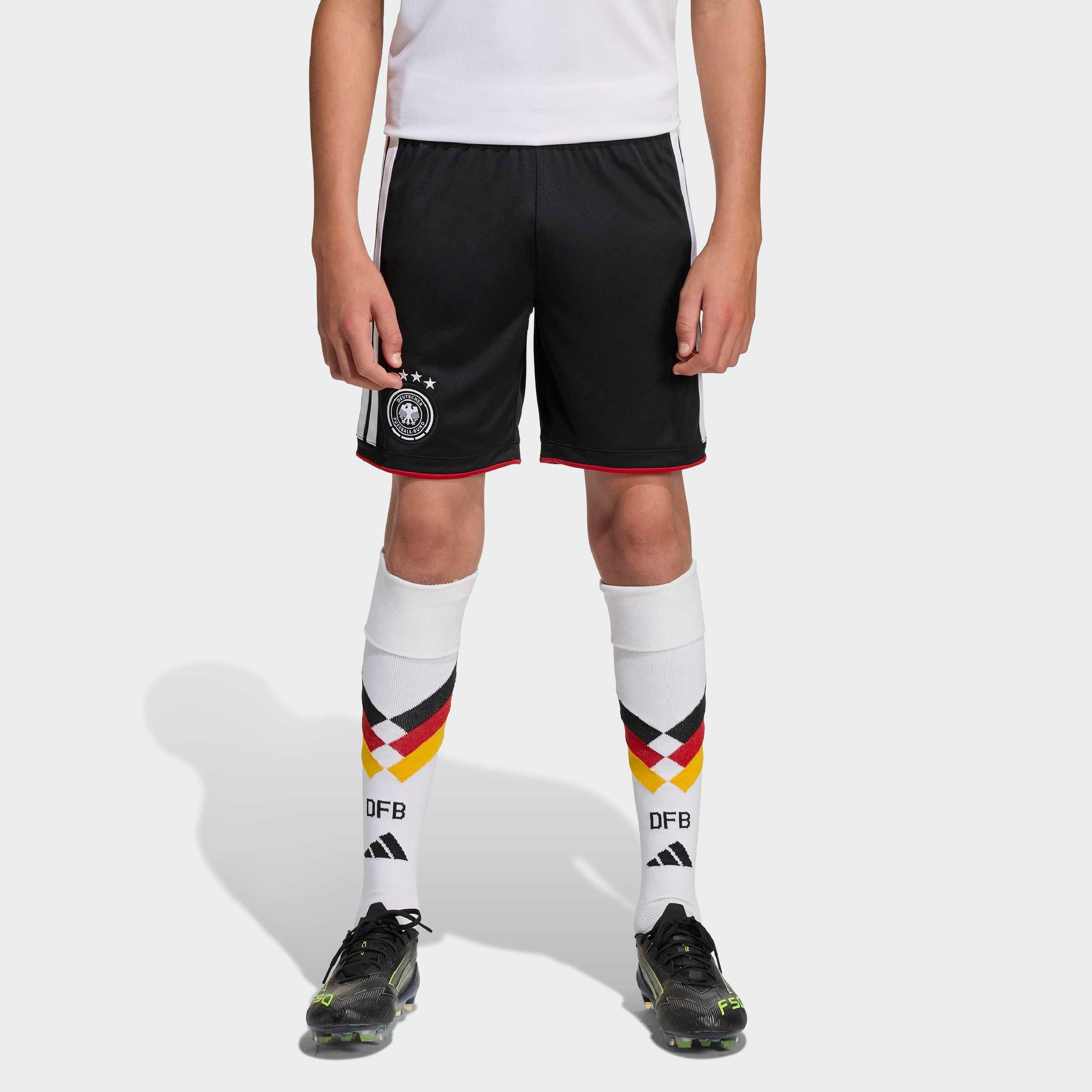 Kids Germany 26 Home Replica Kids Shorts, Black, , large image number 1