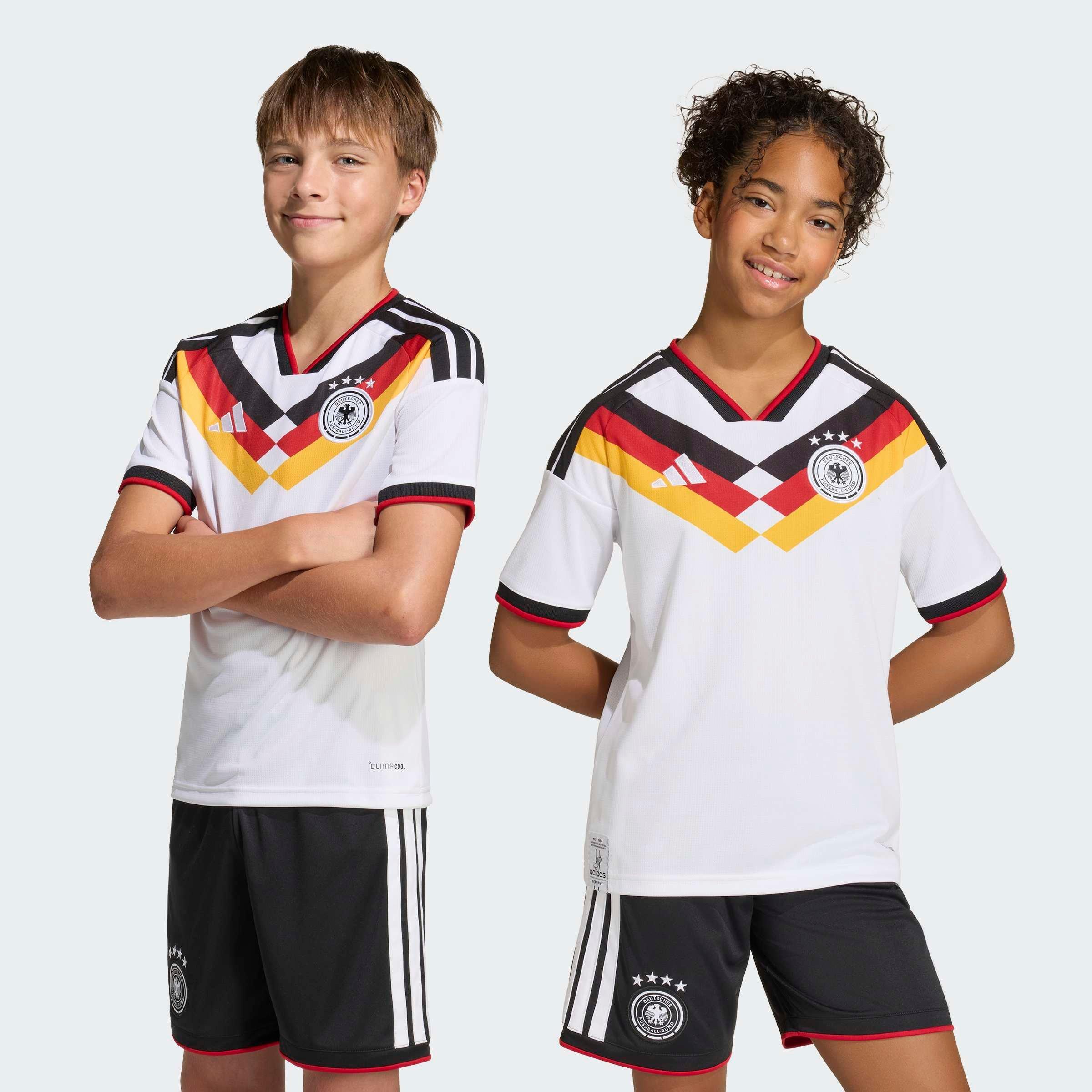 Kids Unisex Germany 26 Home Jersey, White, No Color, large image number 2