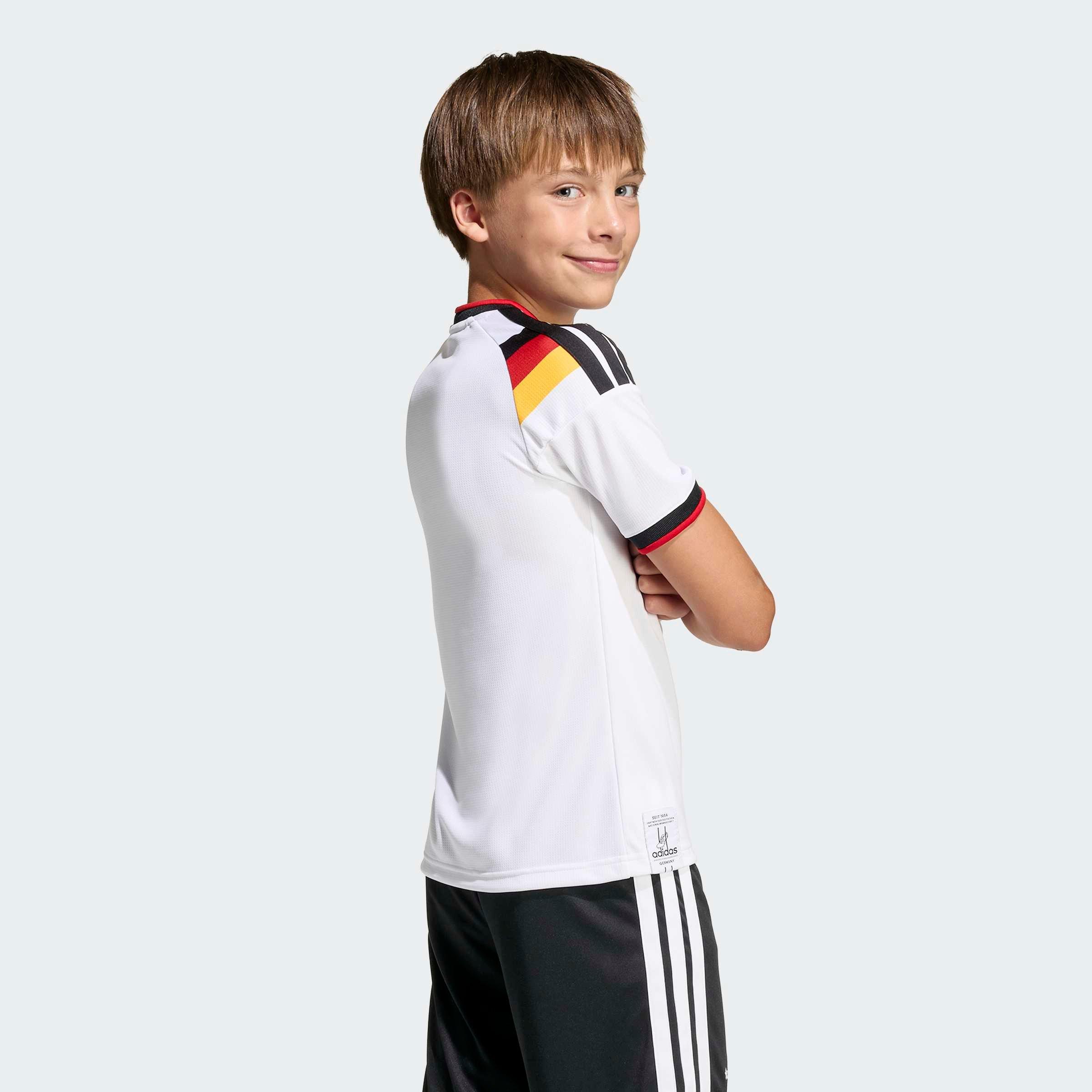 Kids Unisex Germany 26 Home Jersey, White, No Color, large image number 5
