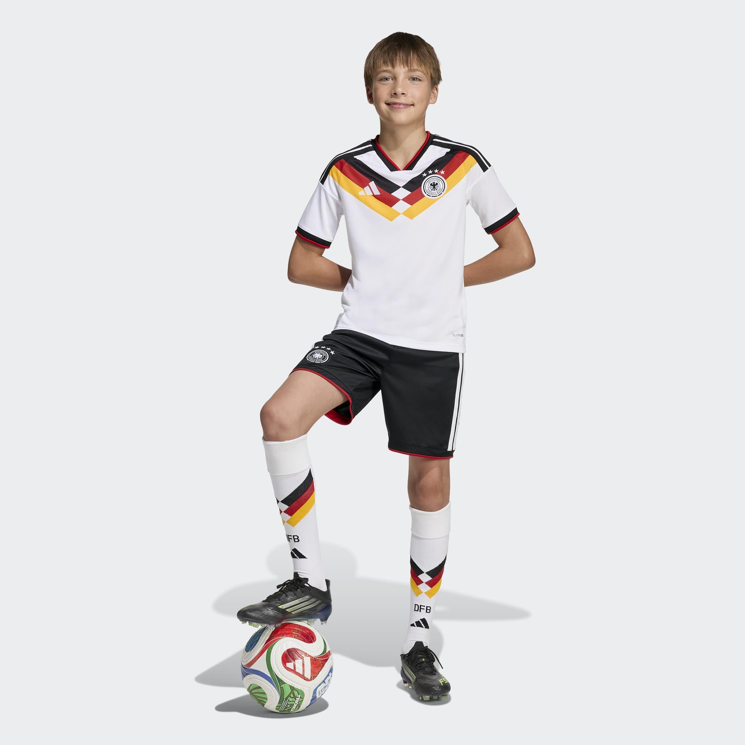 Kids Unisex Germany 26 Home Jersey, White, No Color, large image number 6