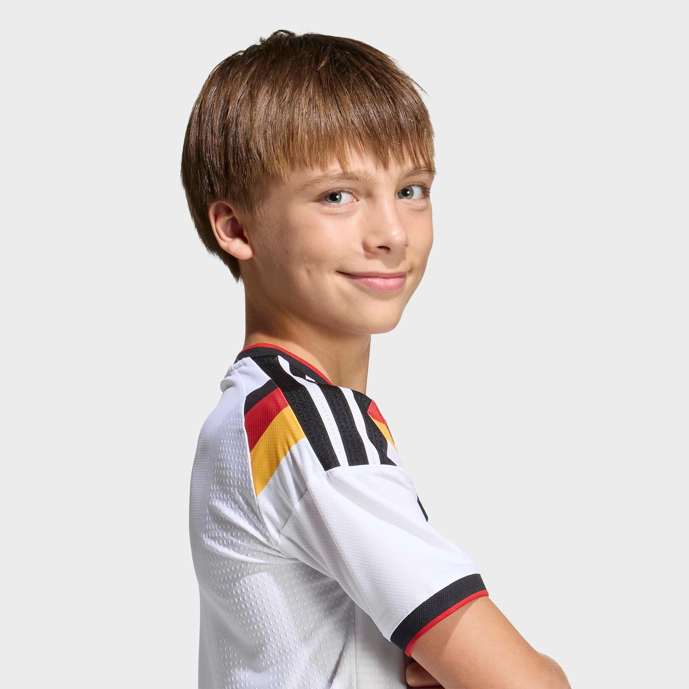 Kids Unisex Germany 26 Home Jersey, White, No Color, large image number 7