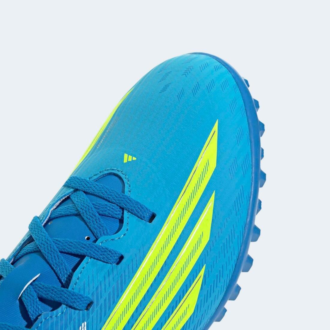 Unisex F50 Club Turf Football Shoes, Blue, No Color, large image number 6