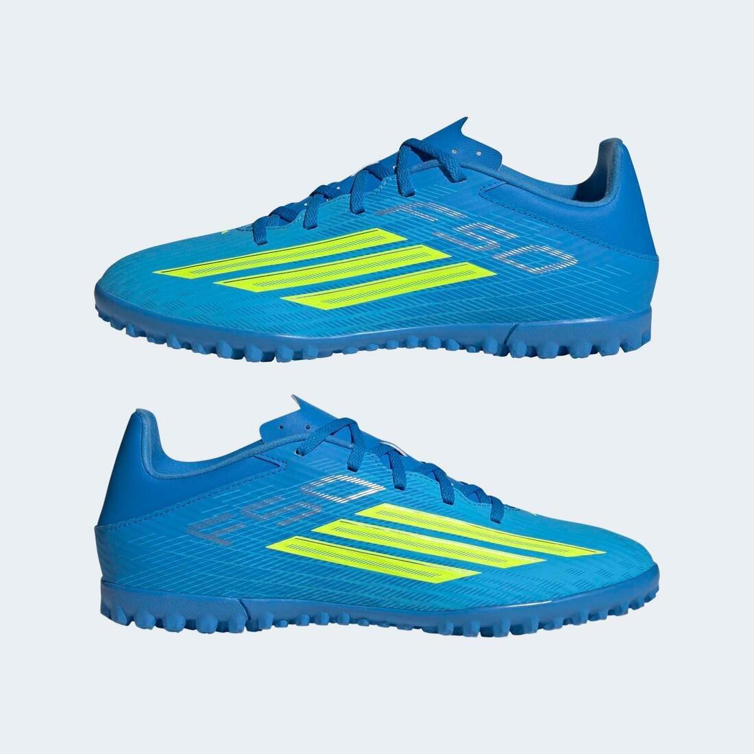 Unisex F50 Club Turf Football Shoes, Blue, No Color, large image number 8
