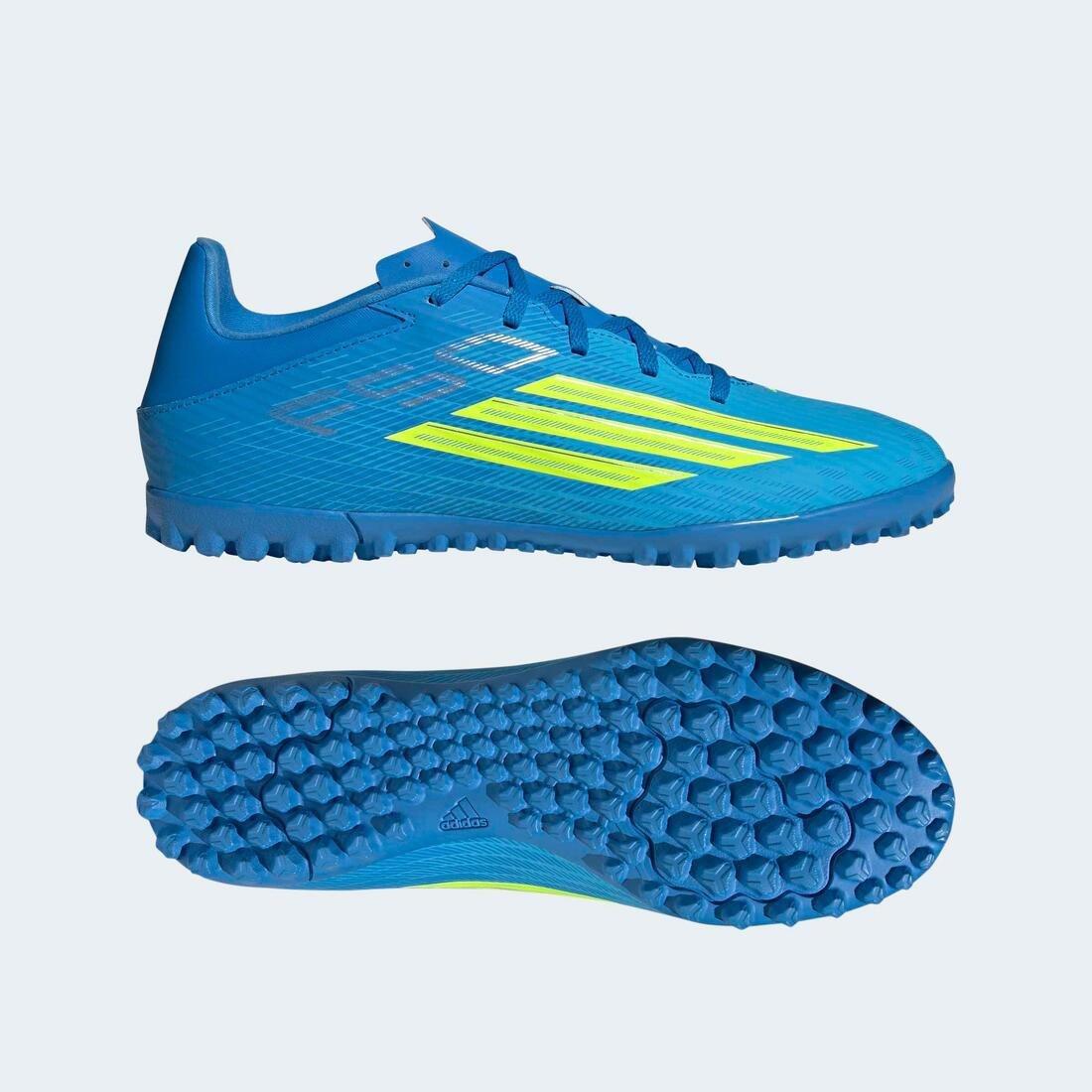 Unisex F50 Club Turf Football Shoes, Blue, No Color, large image number 9