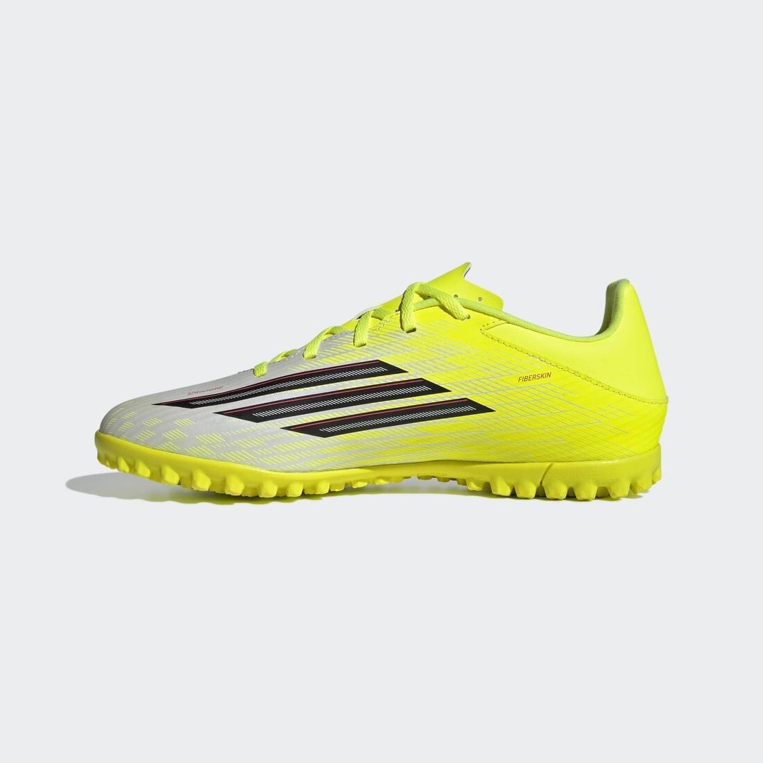 Unisex F50 Club Turf Football Shoes, Yellow, , large image number 3
