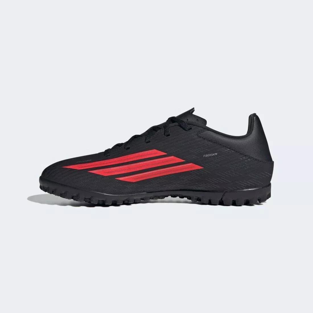 Unisex F50 Club Turf Football Shoes, Black, , large image number 3