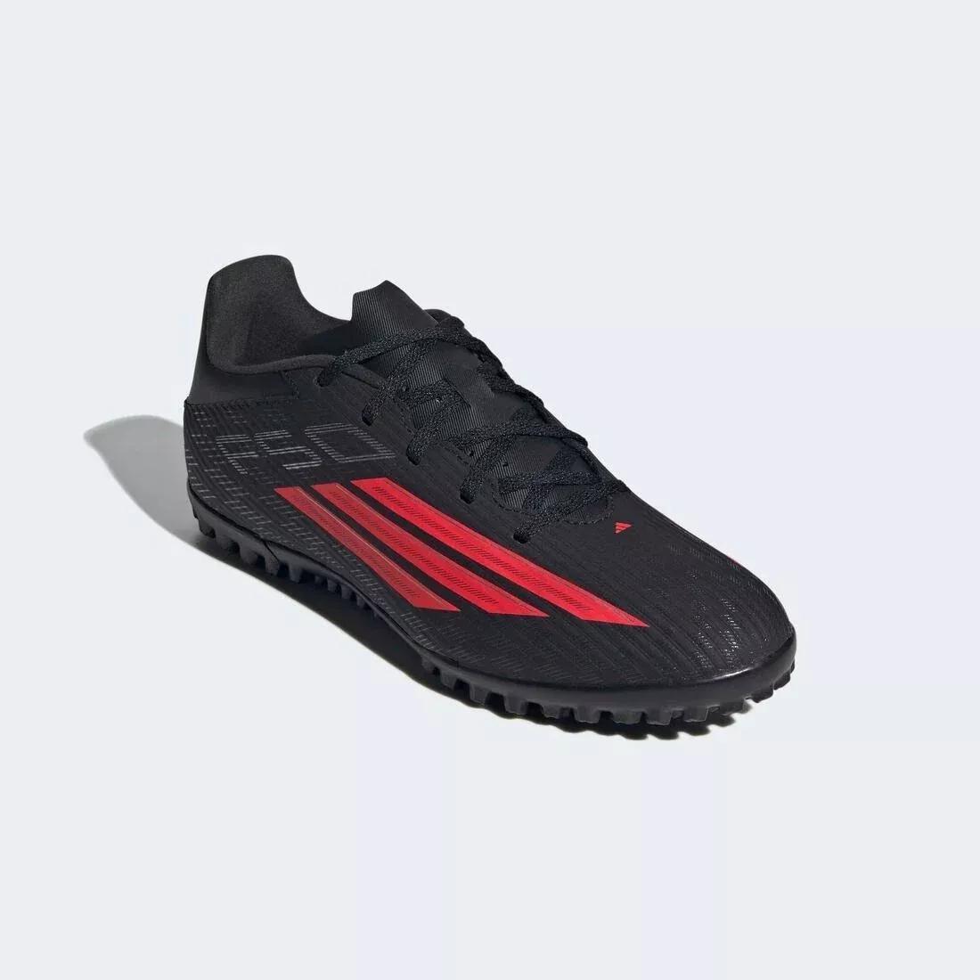 Unisex F50 Club Turf Football Shoes, Black, , large image number 4