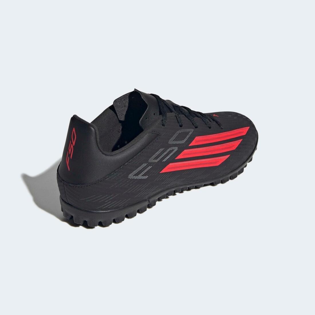 Unisex F50 Club Turf Football Shoes, Black, , large image number 5