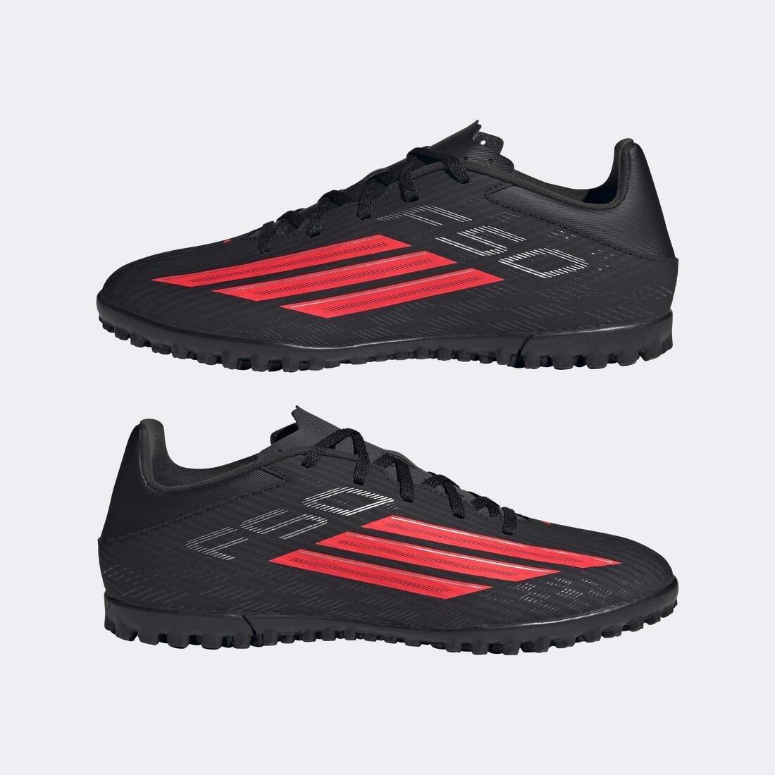 Unisex F50 Club Turf Football Shoes, Black, , large image number 8