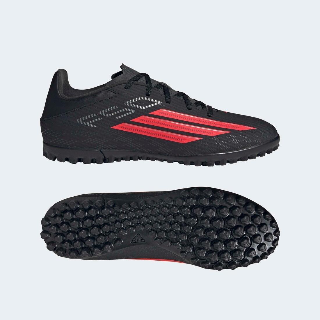 Unisex F50 Club Turf Football Shoes, Black, , large image number 9