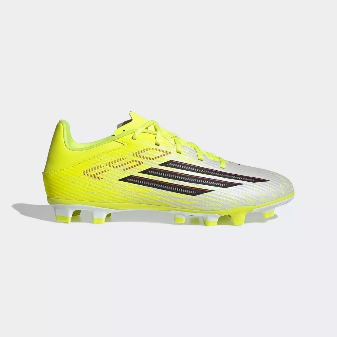 Unisex F50 Club Firm Ground / Multi Ground Football Boots, Yellow, No Color, medium