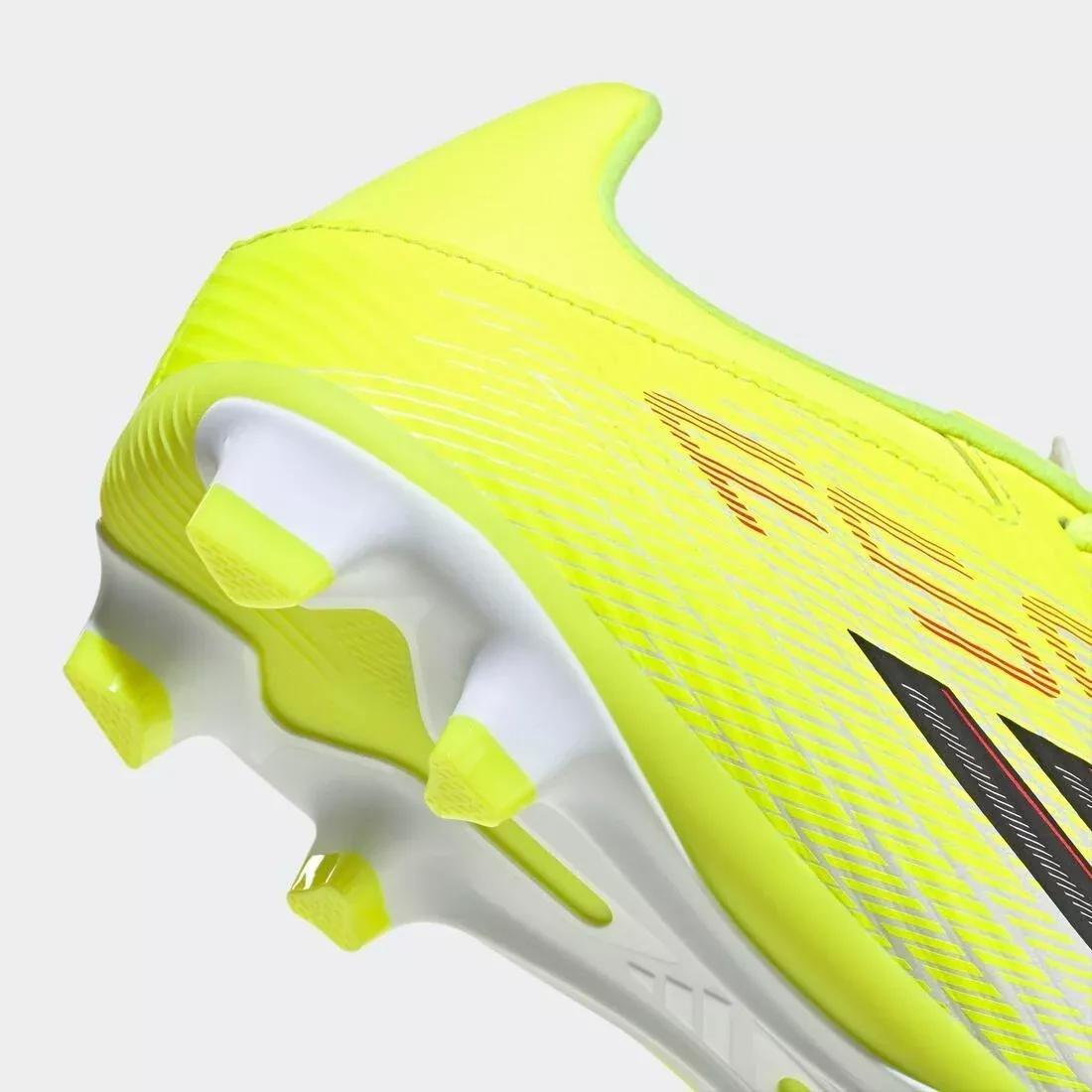 Unisex F50 Club Firm Ground / Multi Ground Football Boots, Yellow, No Color, large image number 6