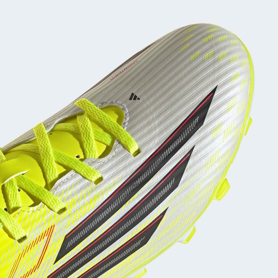 Unisex F50 Club Firm Ground / Multi Ground Football Boots, Yellow, No Color, large image number 7