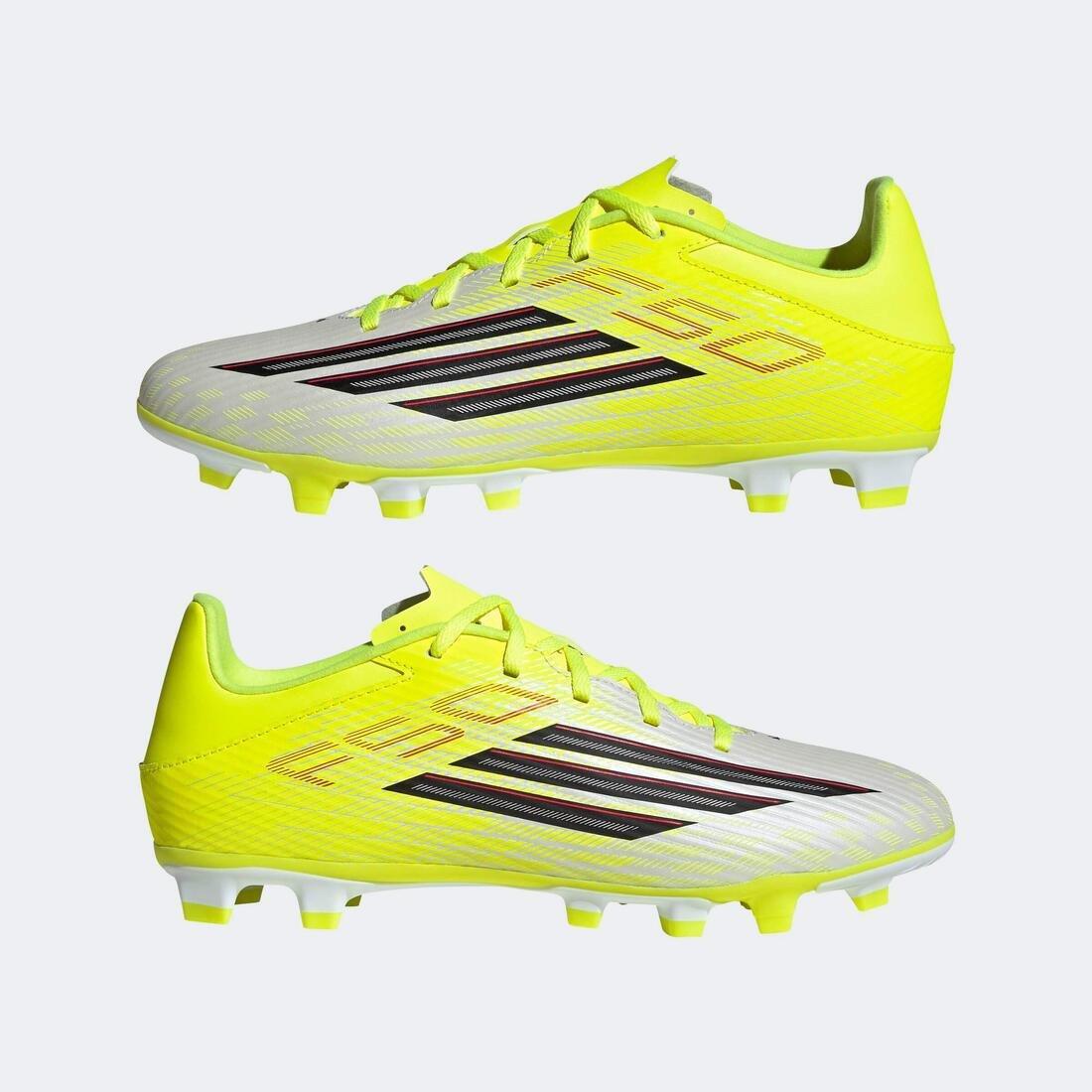 Unisex F50 Club Firm Ground / Multi Ground Football Boots, Yellow, No Color, large image number 8