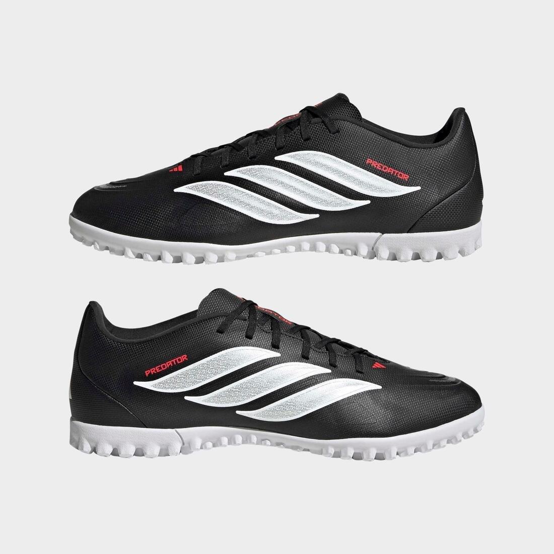 Unisex Predator Club Turf Football Shoes, Black, , large image number 8