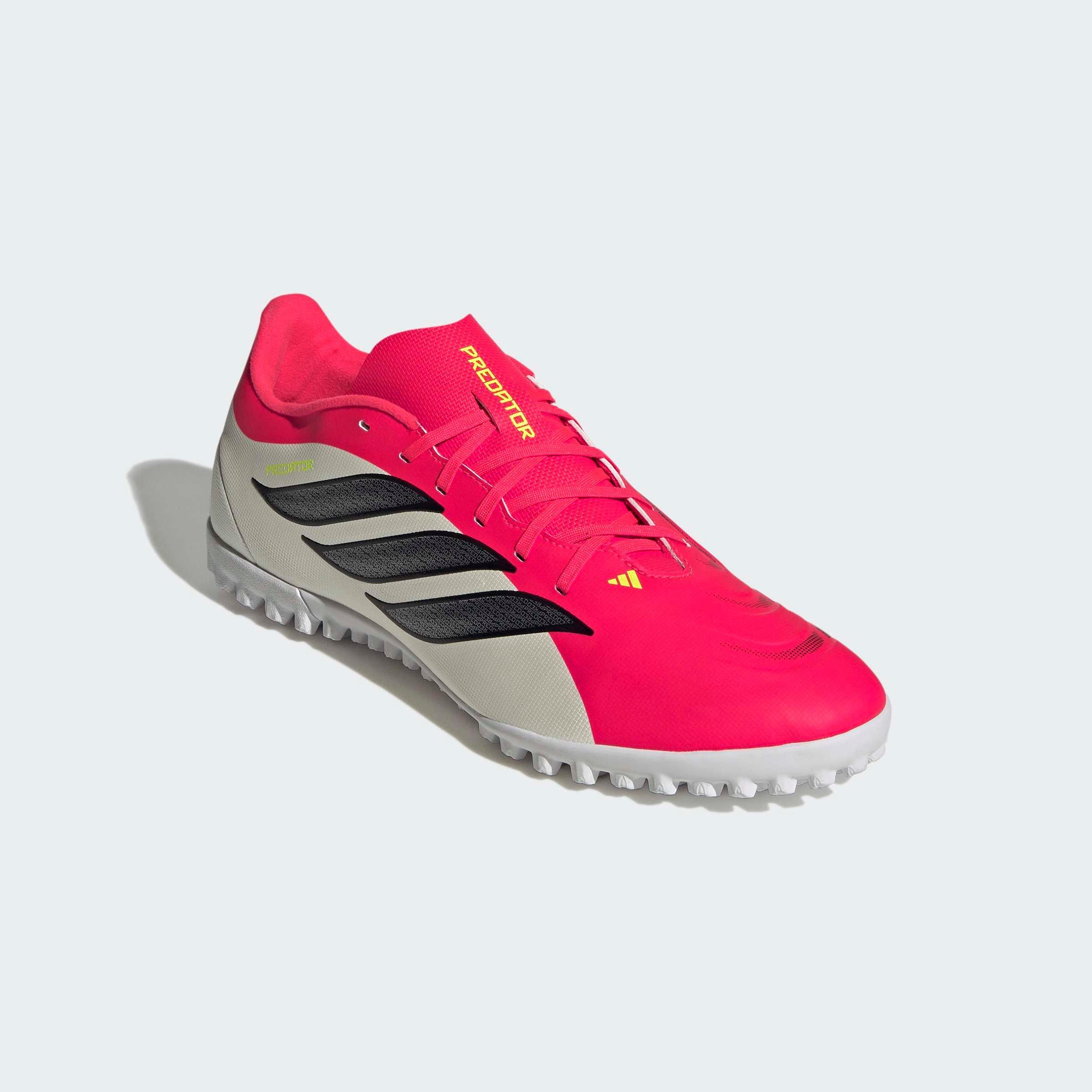 Unisex Predator Club Turf Football Shoes, Red, , large image number 4