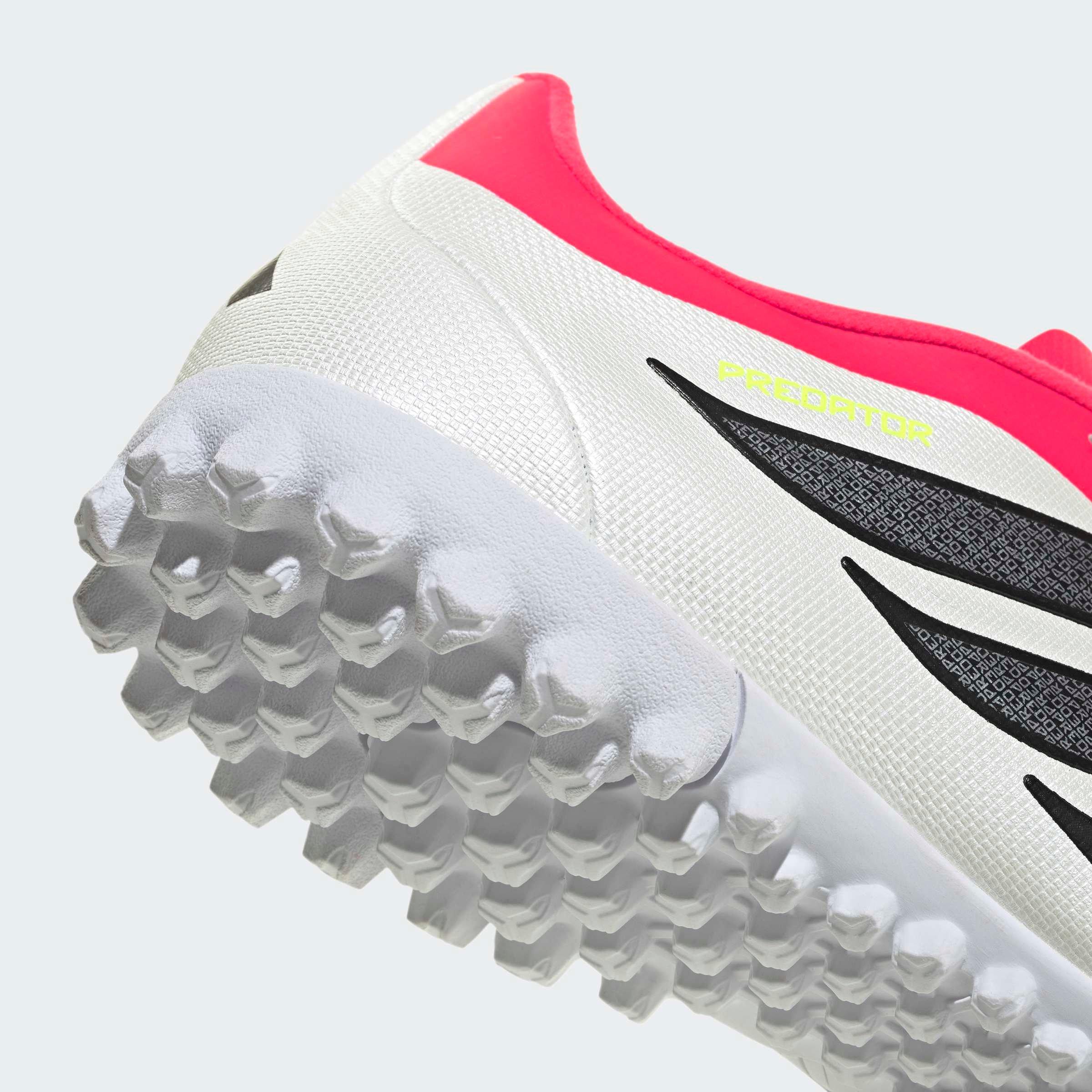 Unisex Predator Club Turf Football Shoes, Red, , large image number 6