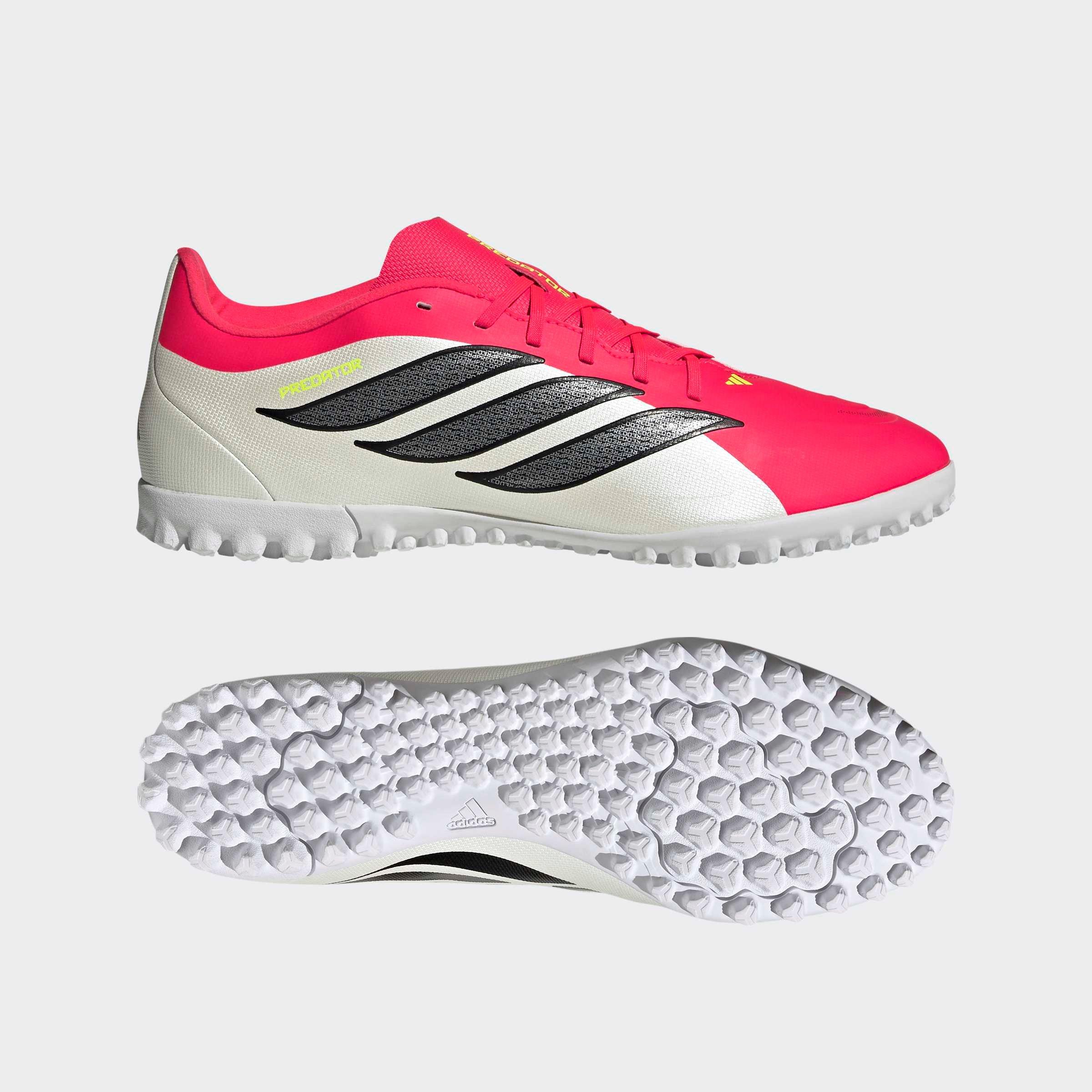 Unisex Predator Club Turf Football Shoes, Red, , large image number 10