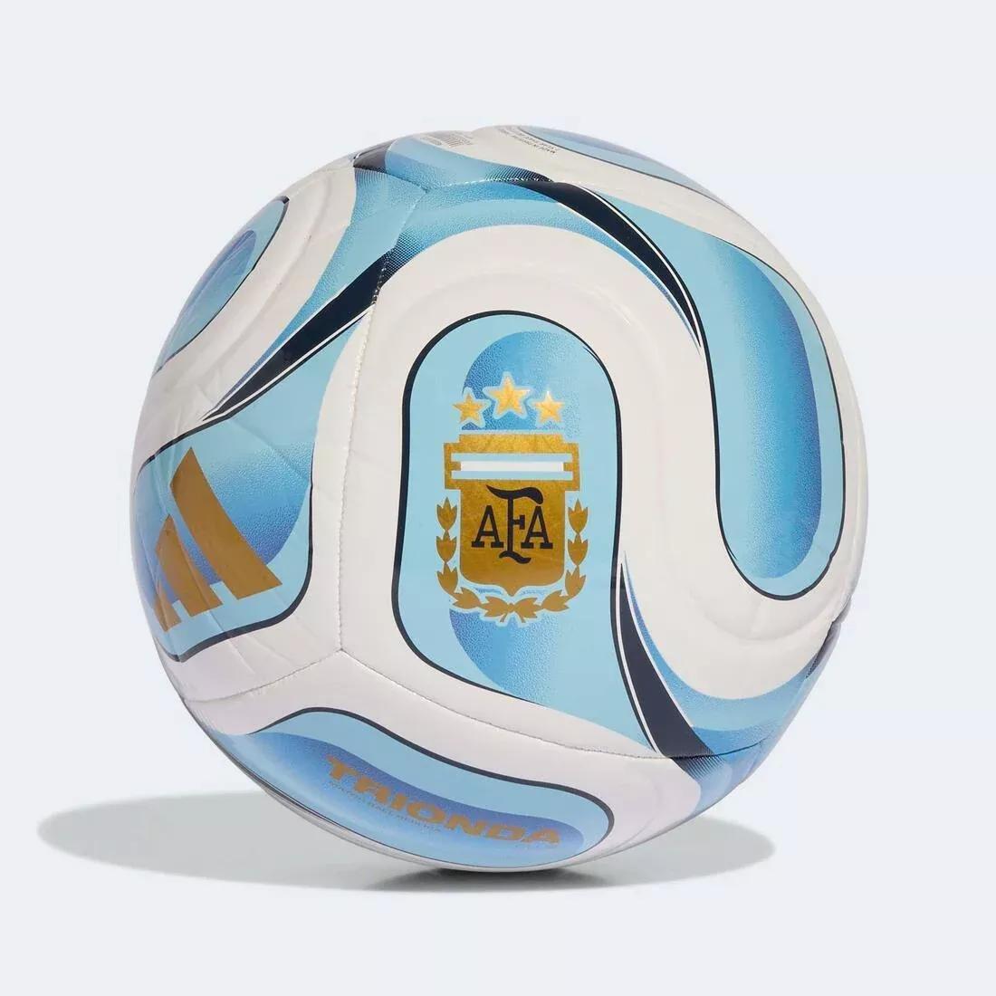 Unisex Trionda Argentina Home Club Ball, White, No Color, large image number 1