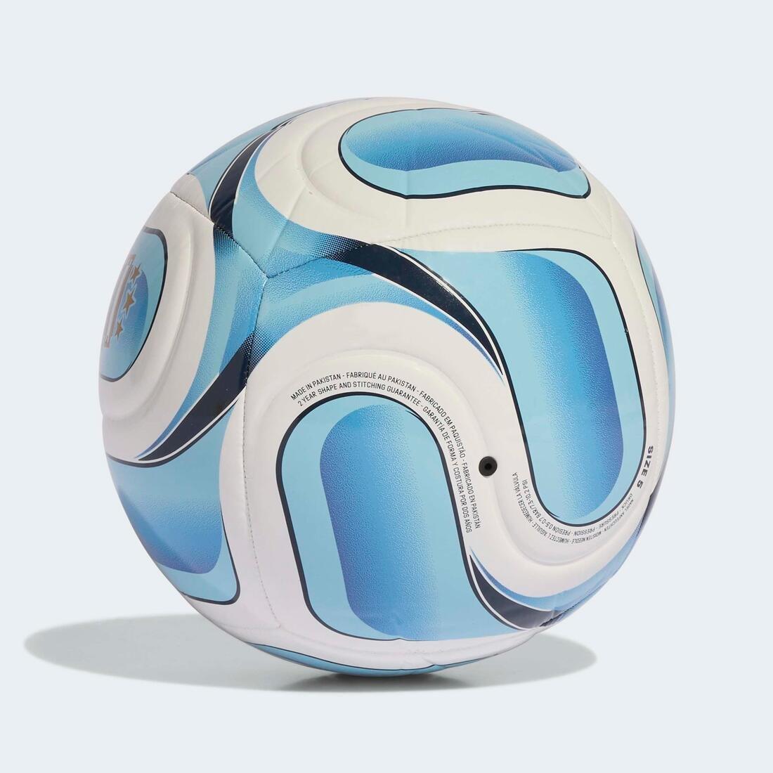 Unisex Trionda Argentina Home Club Ball, White, No Color, large image number 4