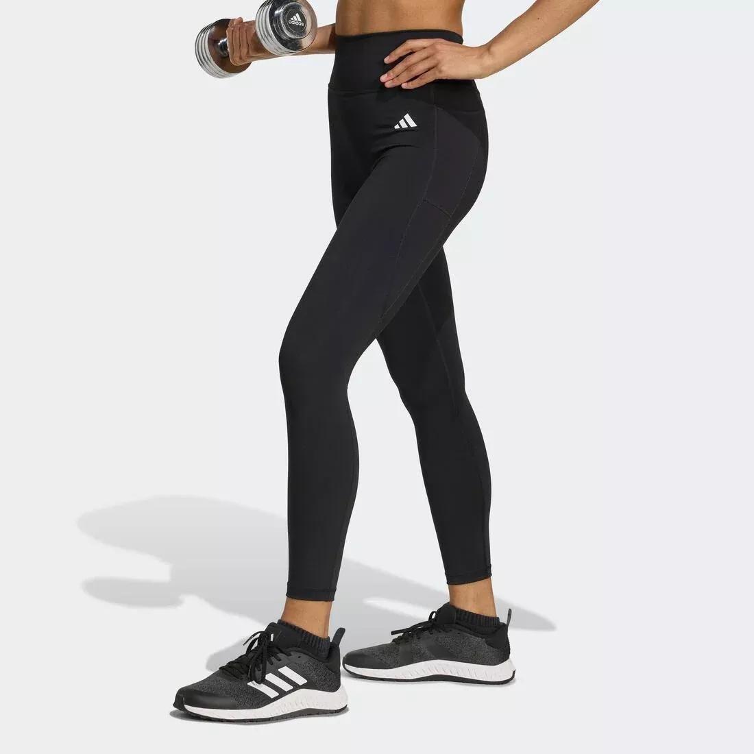 Optime Essentials No Front Rise Seam 7/8 Leggings, Black, No Color, medium