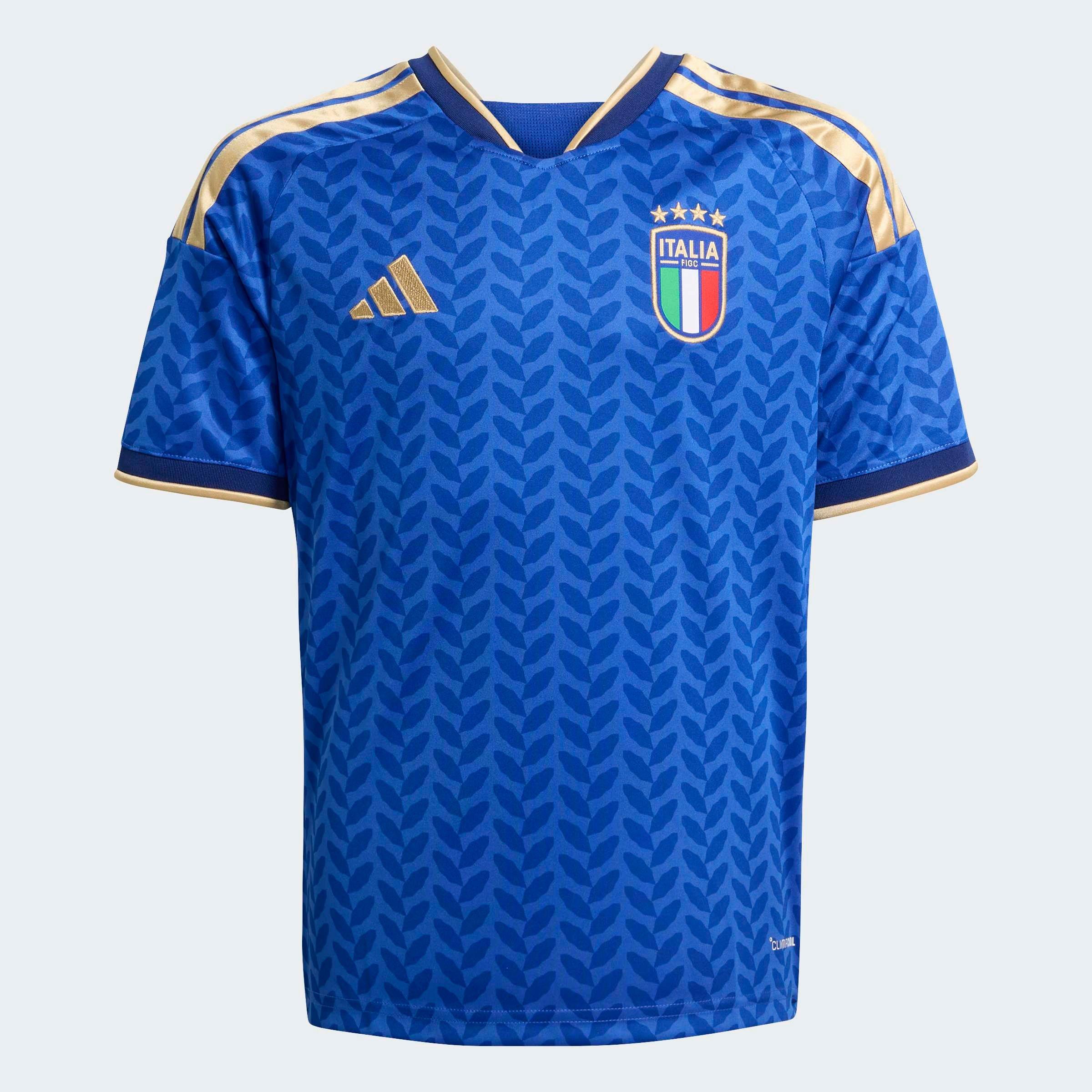 Kids Unisex Italy 26 Home Jersey, Blue, No Color, large image number 0