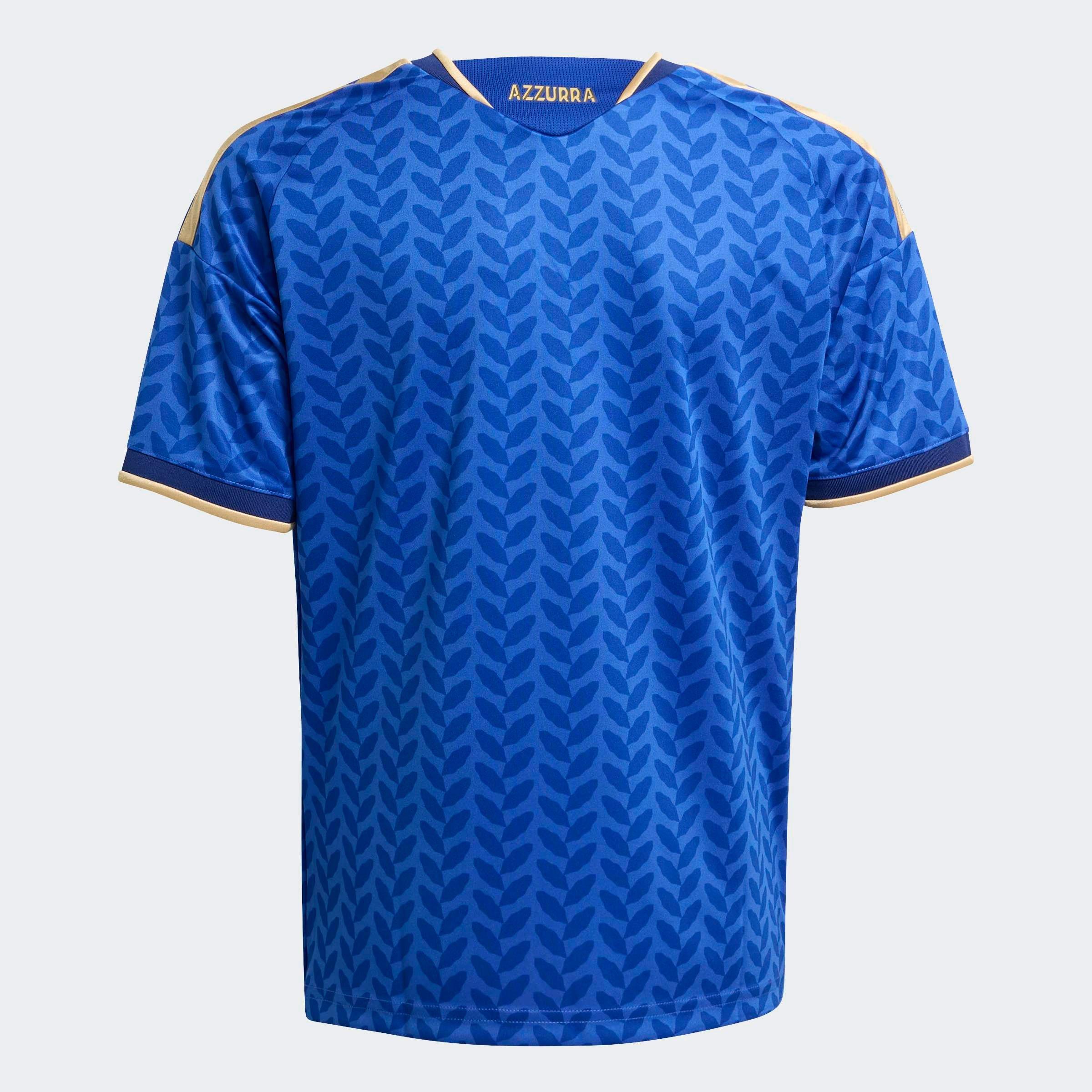 Kids Unisex Italy 26 Home Jersey, Blue, No Color, large image number 1