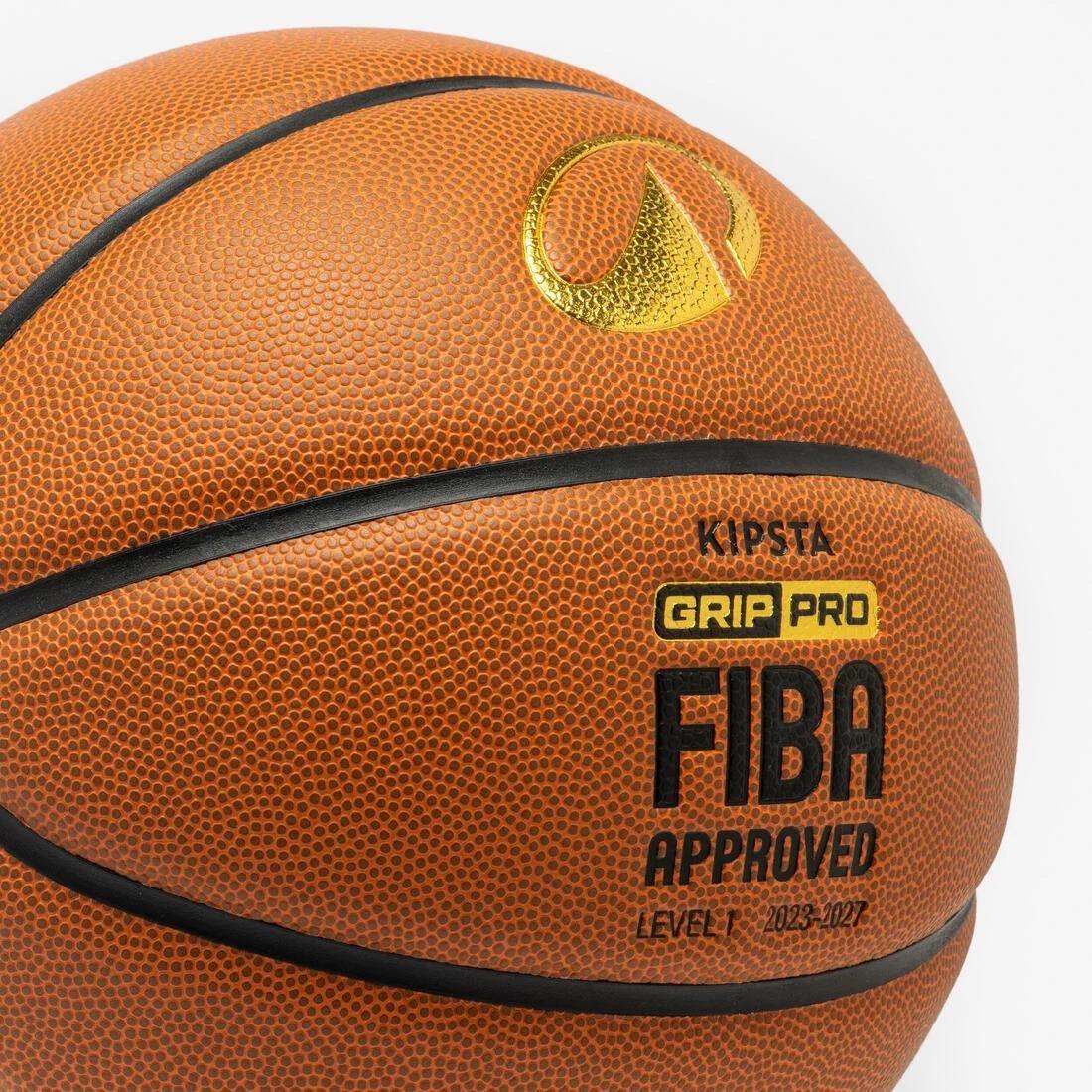 Size 7 WASL Basketball FIBA Grip Pro - BT900X, Brown, No Color, large image number 3