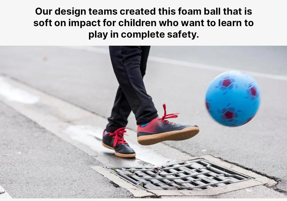 Futsal Foam Ball 3, Blue, No Color, large image number 17