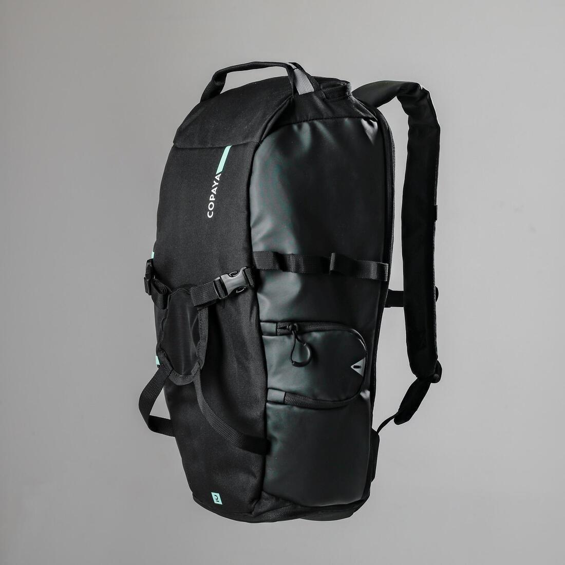 Beach Volleyball Compartment Backpack - Bv900 25L, Black, No Color, large image number 2