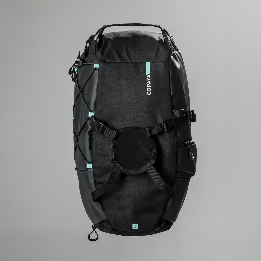 Beach Volleyball Compartment Backpack - Bv900 25L, Black, No Color, large image number 7