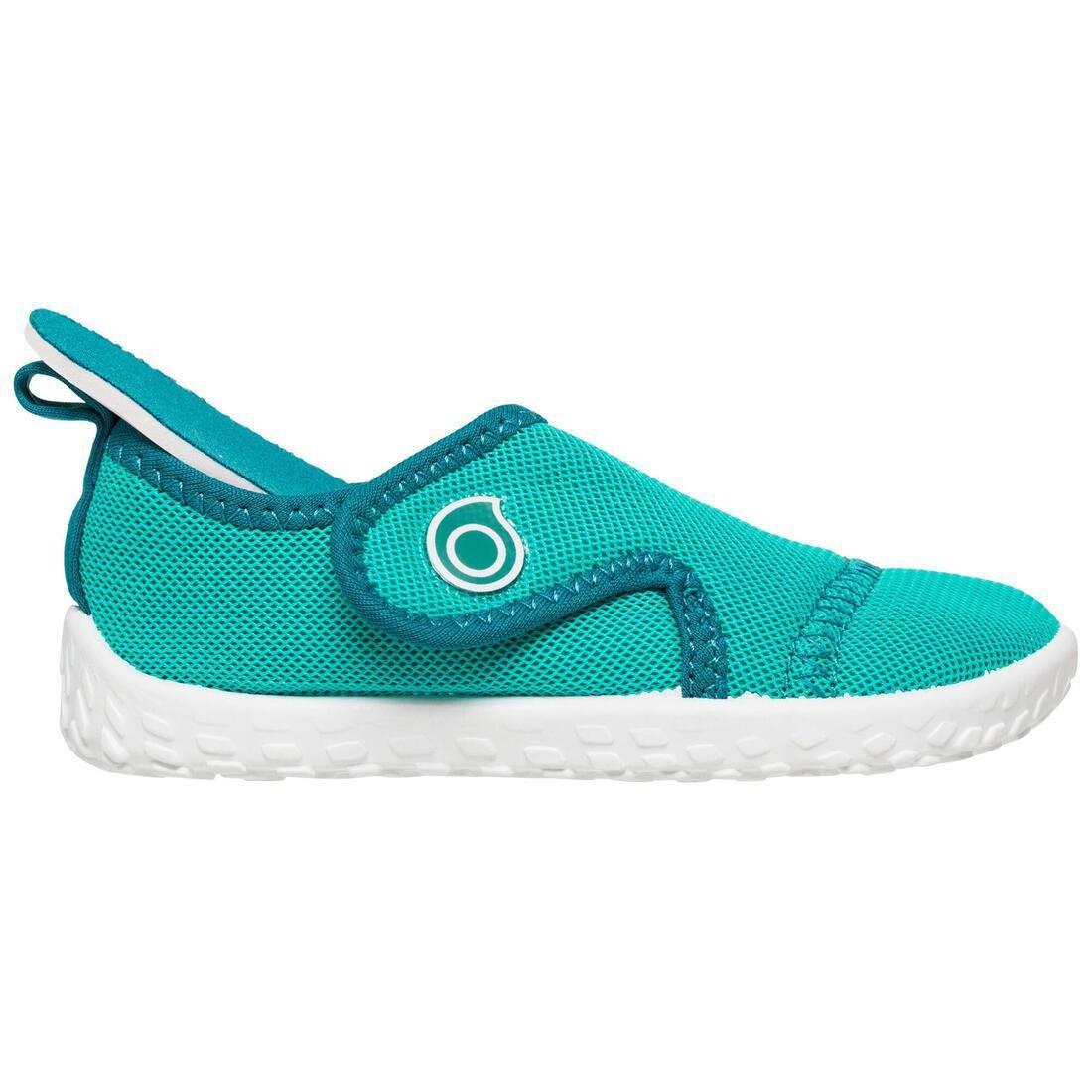 SUBEA - Baby'S Shoes For Water Aquashoes 100, Dark Peacock Blue