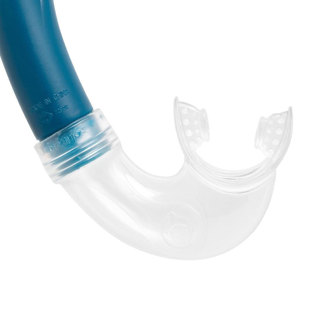 Adlt's Diving Snorkelling Fins Mask and Snorkel kit SNK 500, Blue, , large image number 8