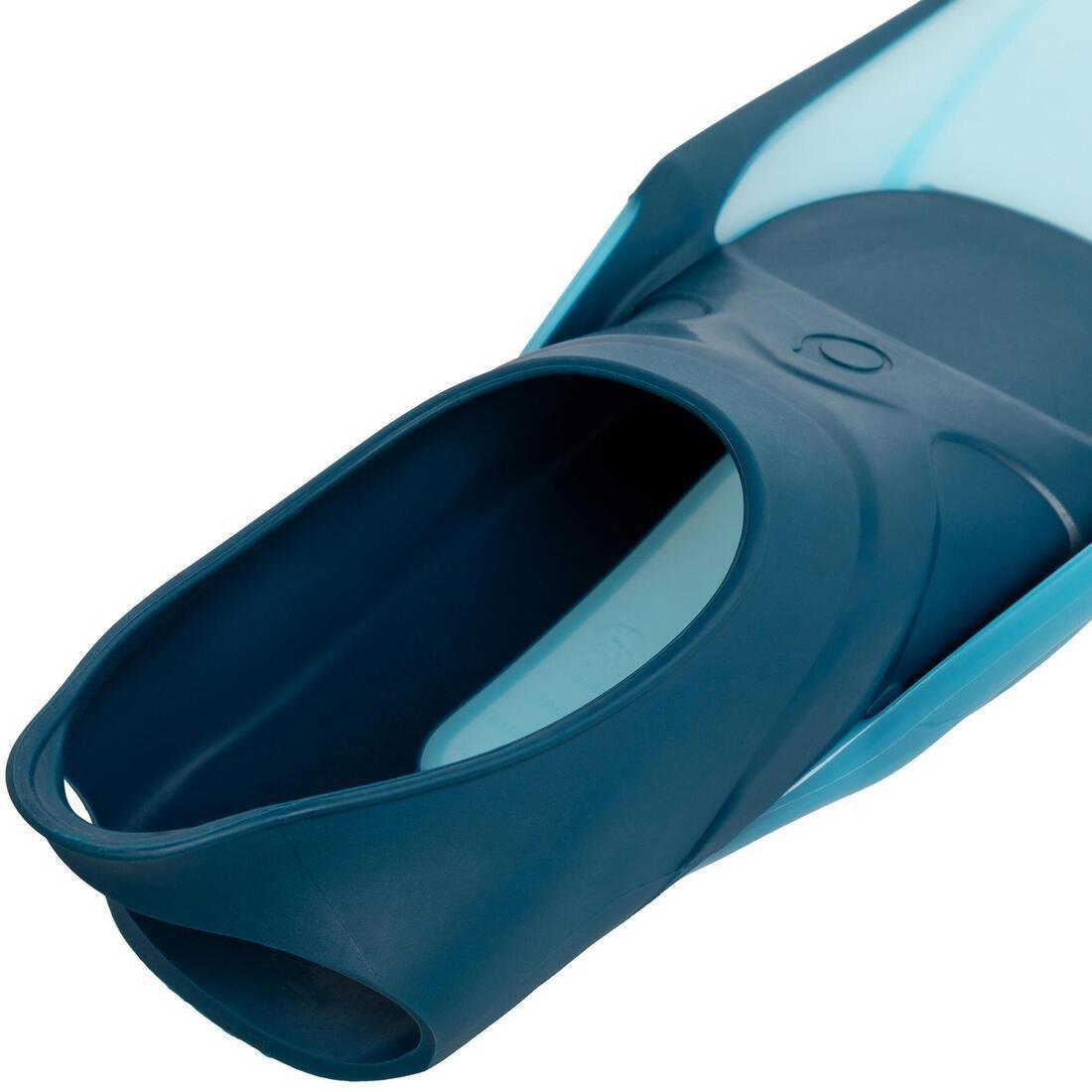 Adlt's Diving Snorkelling Fins Mask and Snorkel kit SNK 500, Blue, , large image number 11