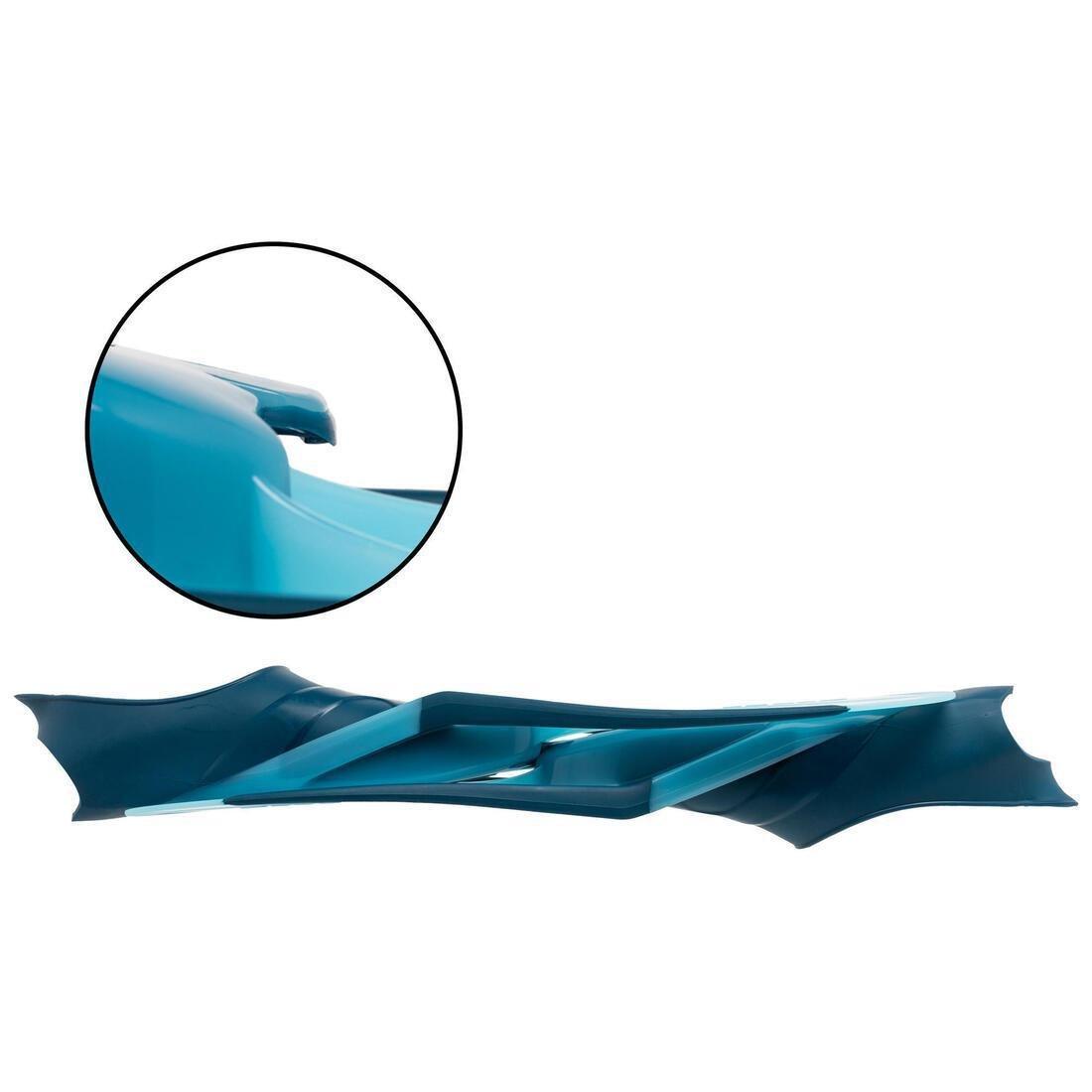 Adlt's Diving Snorkelling Fins Mask and Snorkel kit SNK 500, Blue, , large image number 12