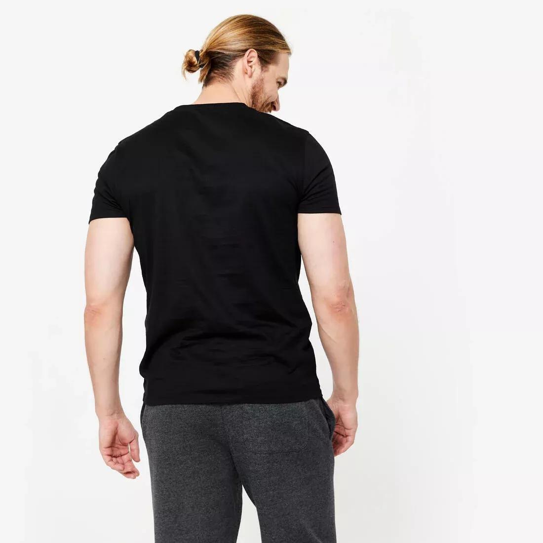 Fitness Pure Cotton T-Shirt Sportee, Grey, , large image number 4