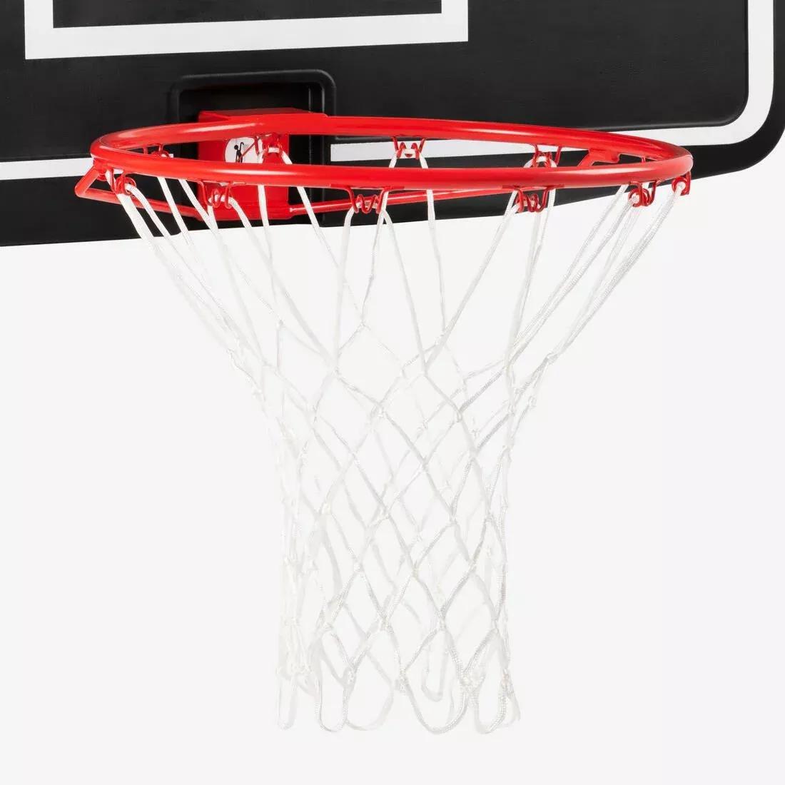 Wall-Mounted Basketball Hoop - SB100, Black/Red, No Color, large image number 2