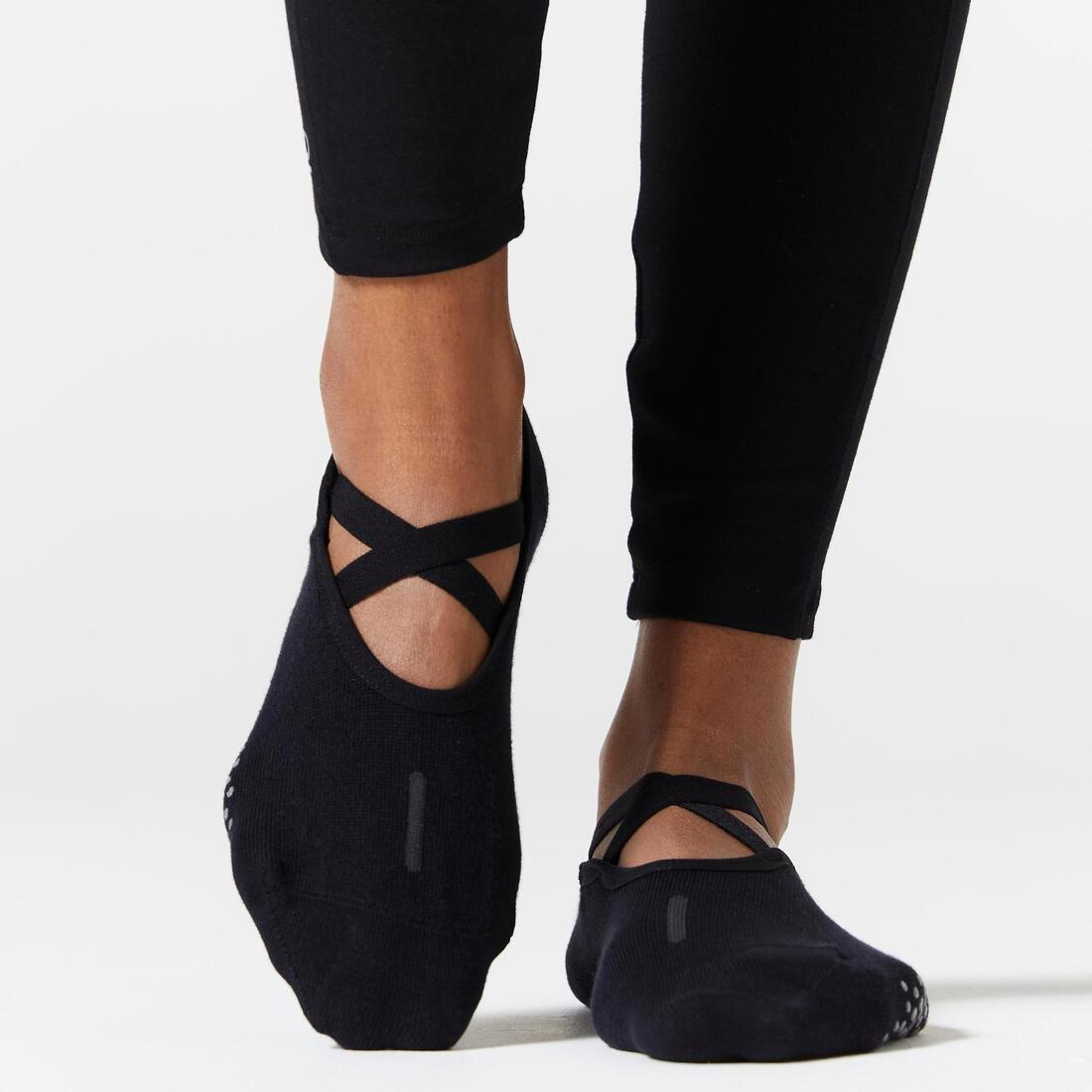 Non-Slip Fitness Ballet Socks, No Color, large image number 8