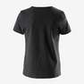 DOMYOS - Boys' Recycled Short-Sleeved Gym T-Shirt 100, Blue