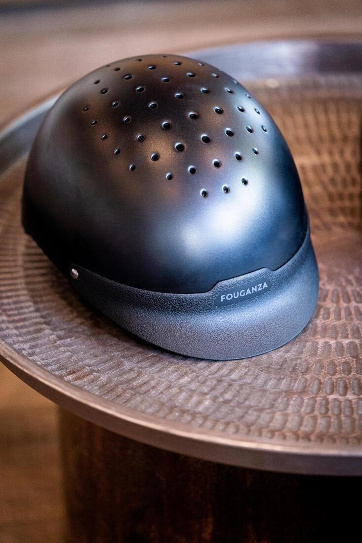 Unisex Horse Riding Helmet - 100, Black, No Color, large image number 3