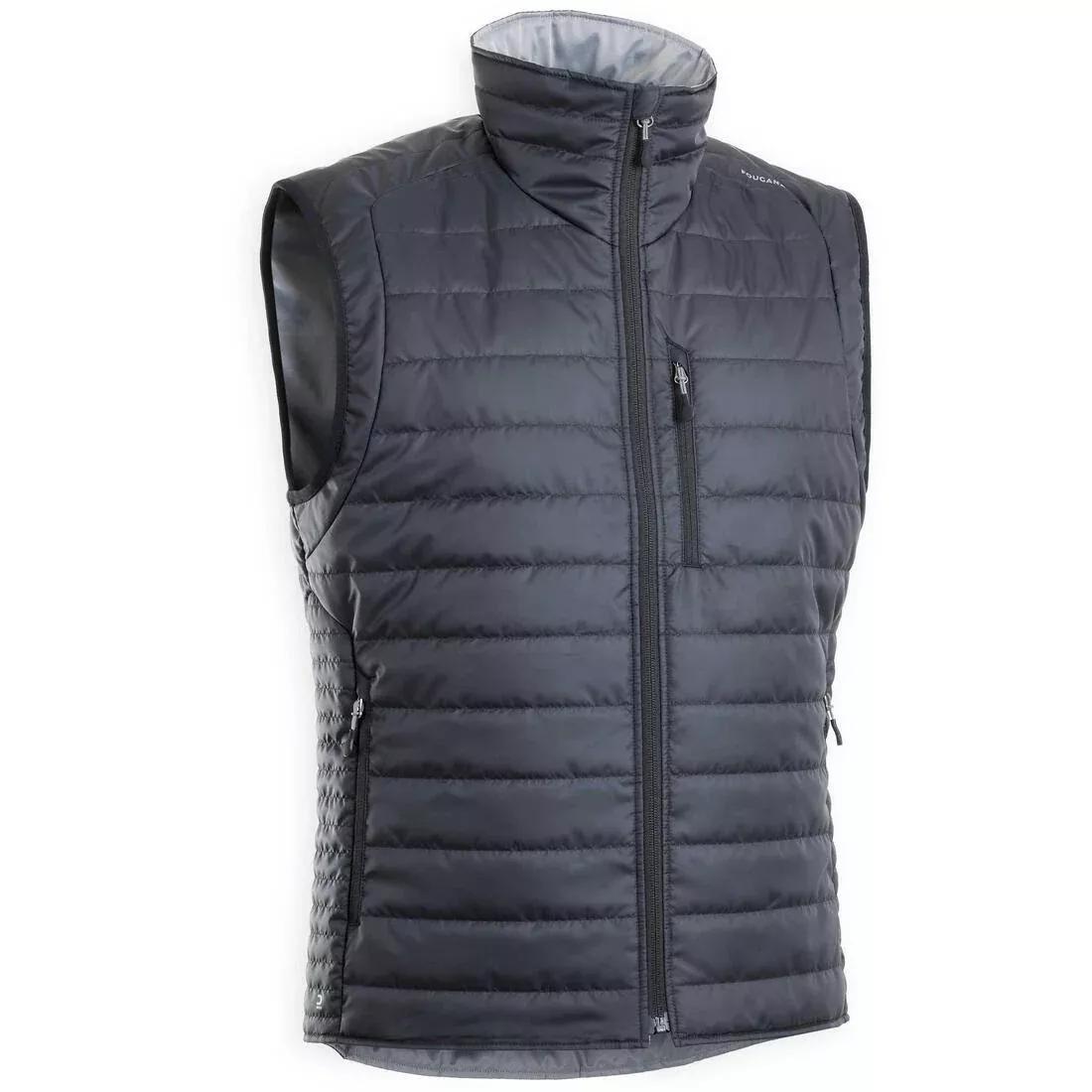 Men's Sleeveless Horse Riding Padded Jacket 100, black, , large image number 6