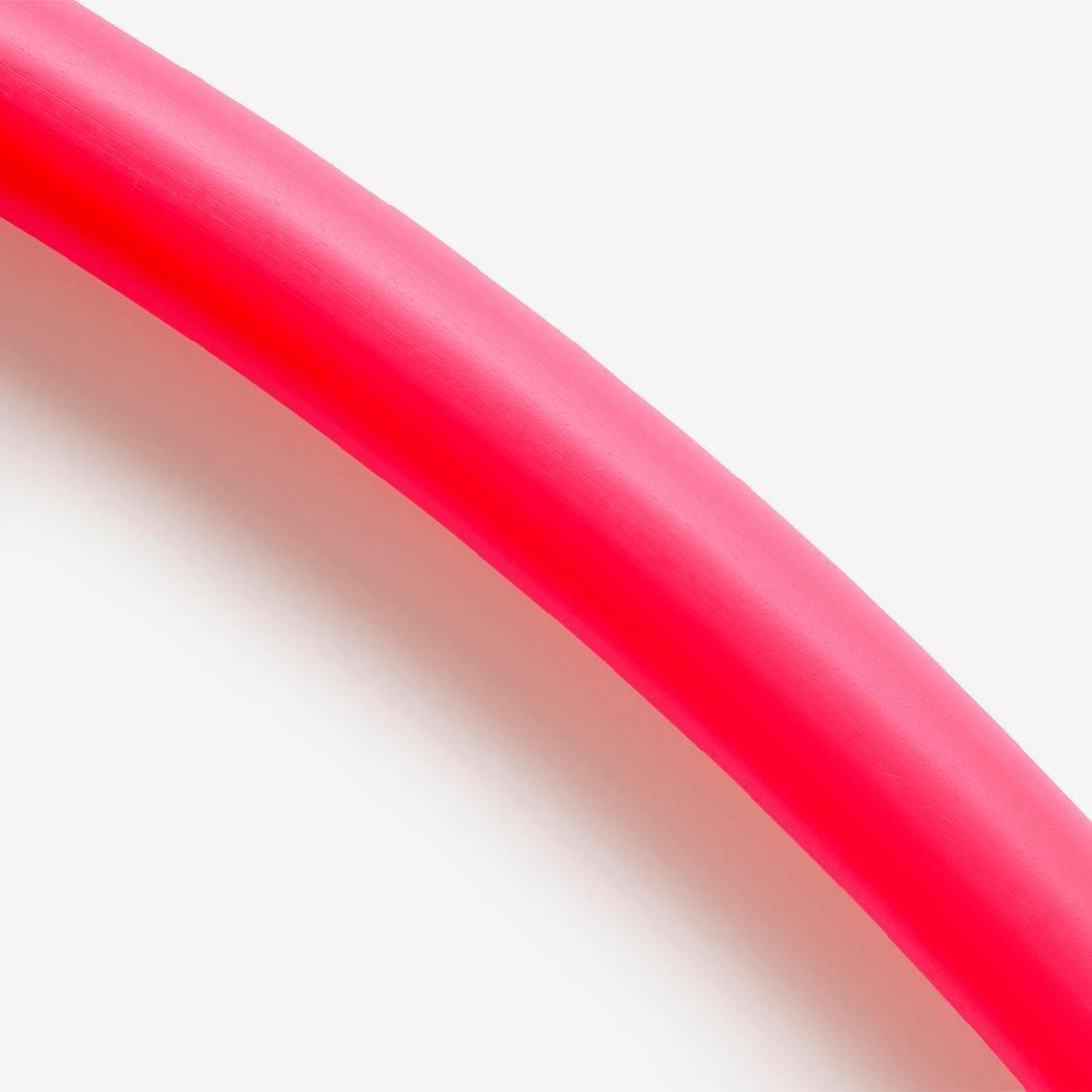 Rhythmic Gymnastics Hoop, Fluo Coral Pink, No Color, large image number 1