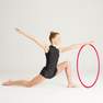 DOMYOS - Rhythmic Gymnastics Hoop, Fluo Coral Pink
