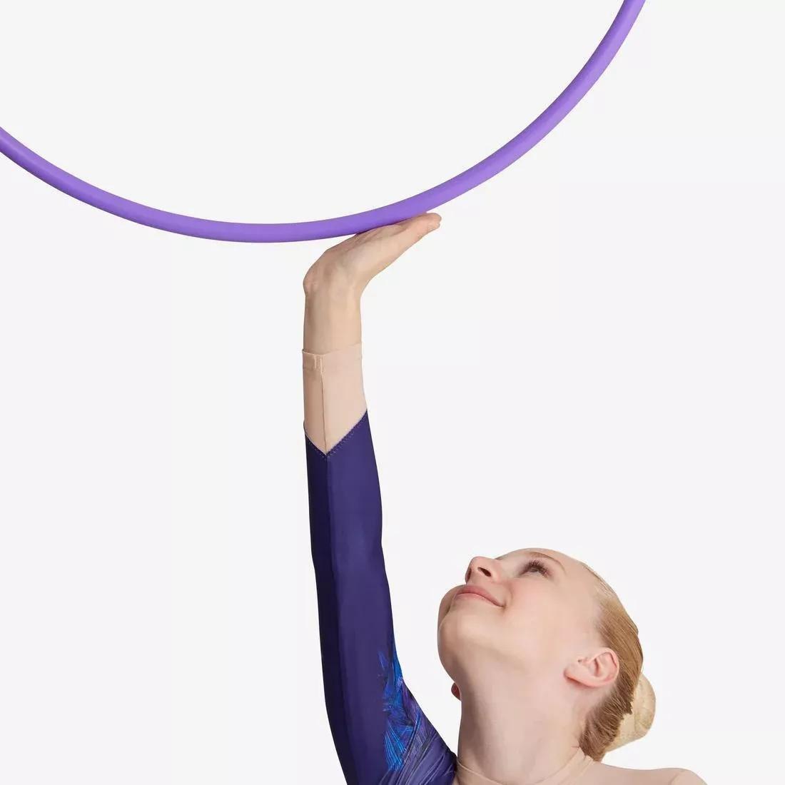 Rhythmic Gymnastics Hoop, Fluo Coral Pink, No Color, large image number 12