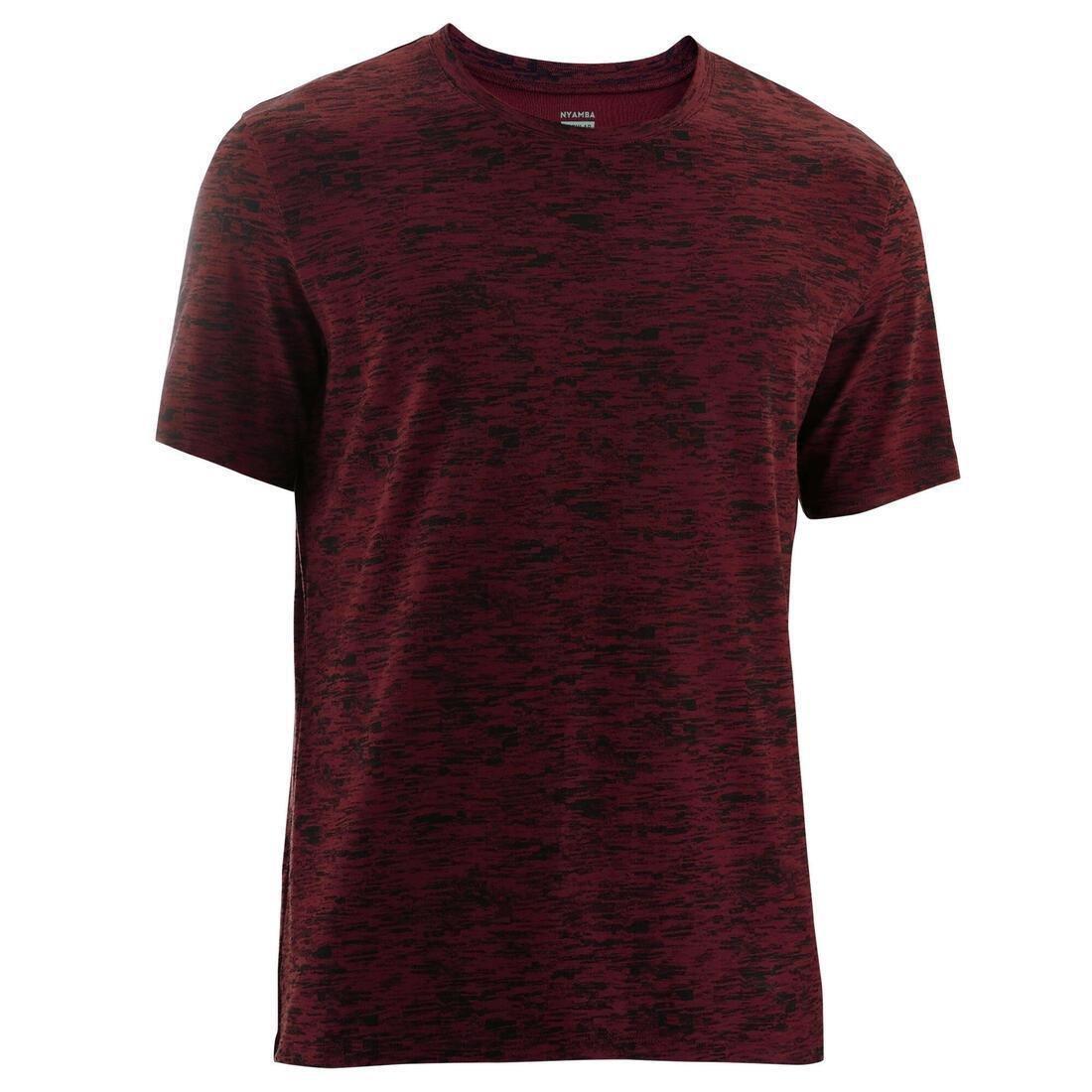 Stretch Cotton Fitness T-Shirt, Chocolate Truffle, , large image number 9